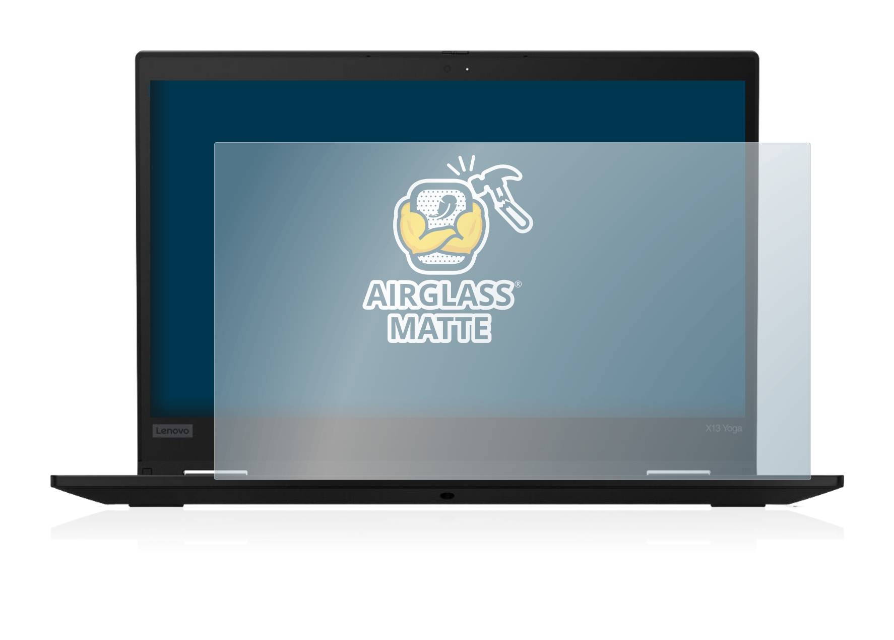 BROTECT AirGlass Matt Glas Schutz Folie für Lenovo ThinkPad X13 Gen 1
