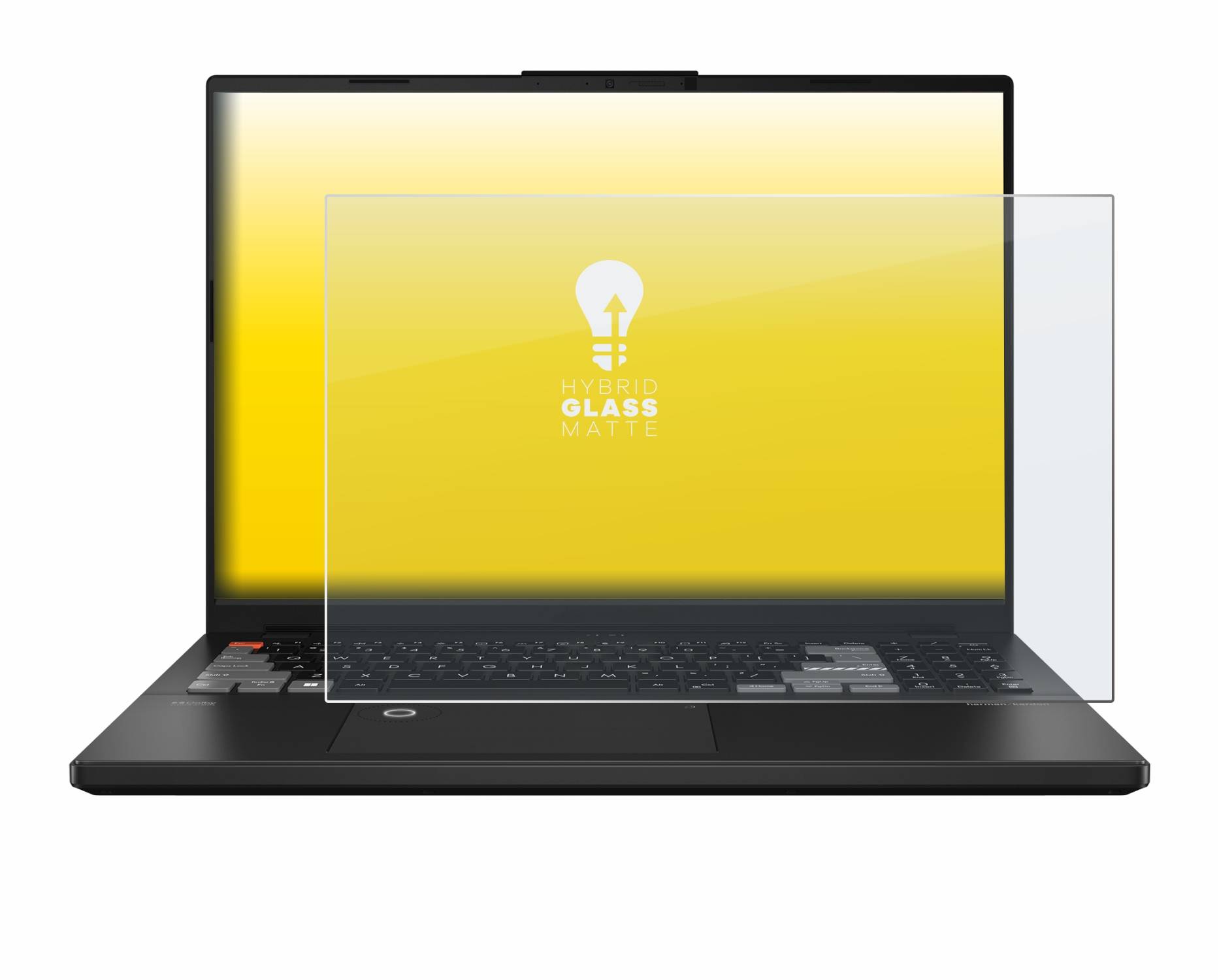 upscreen Hybrid Glas Matt Schutz-Folie für ASUS VivoBook Pro 16X OLED K6604