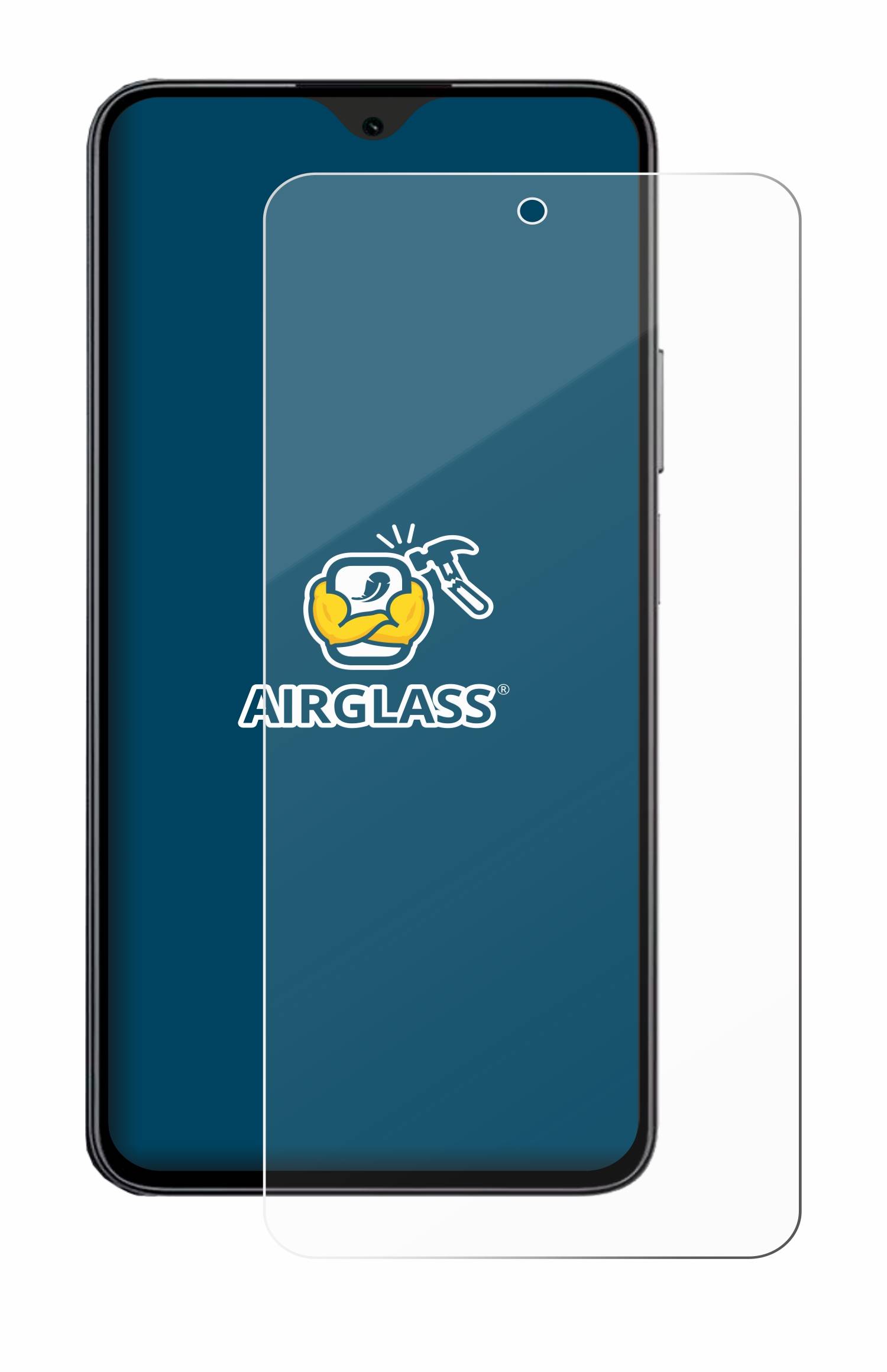 BROTECT AirGlass Glas Schutz-Folie für Honor 90 Smart - Schutzglas