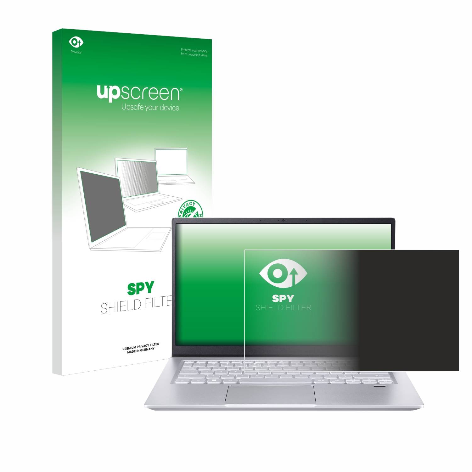 upscreen Blickschutzfilter für Acer Swift X 14 Blaulichtfilter Sichtschutz Privacy Anti Spy abnehmbar