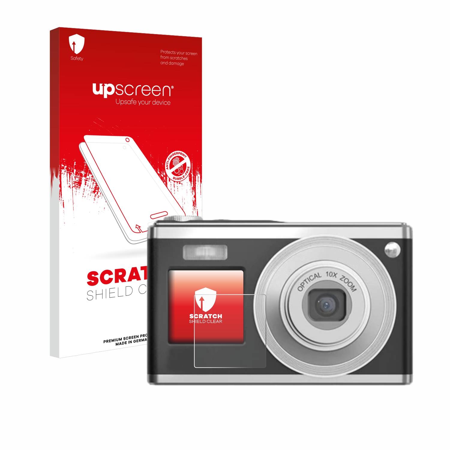 upscreen Scratch Shield Schutzfolie für Rollei Compactline 10X (Vorderes Display)