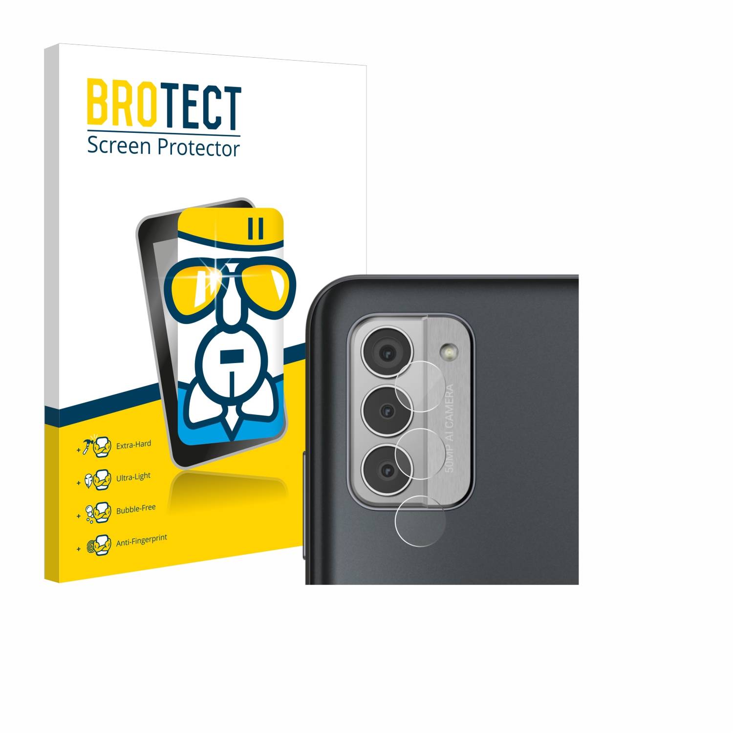 BROTECT AirGlass Glas Schutz-Folie für Nokia G42 5G (NUR Kameraschutz) - Schutzglas