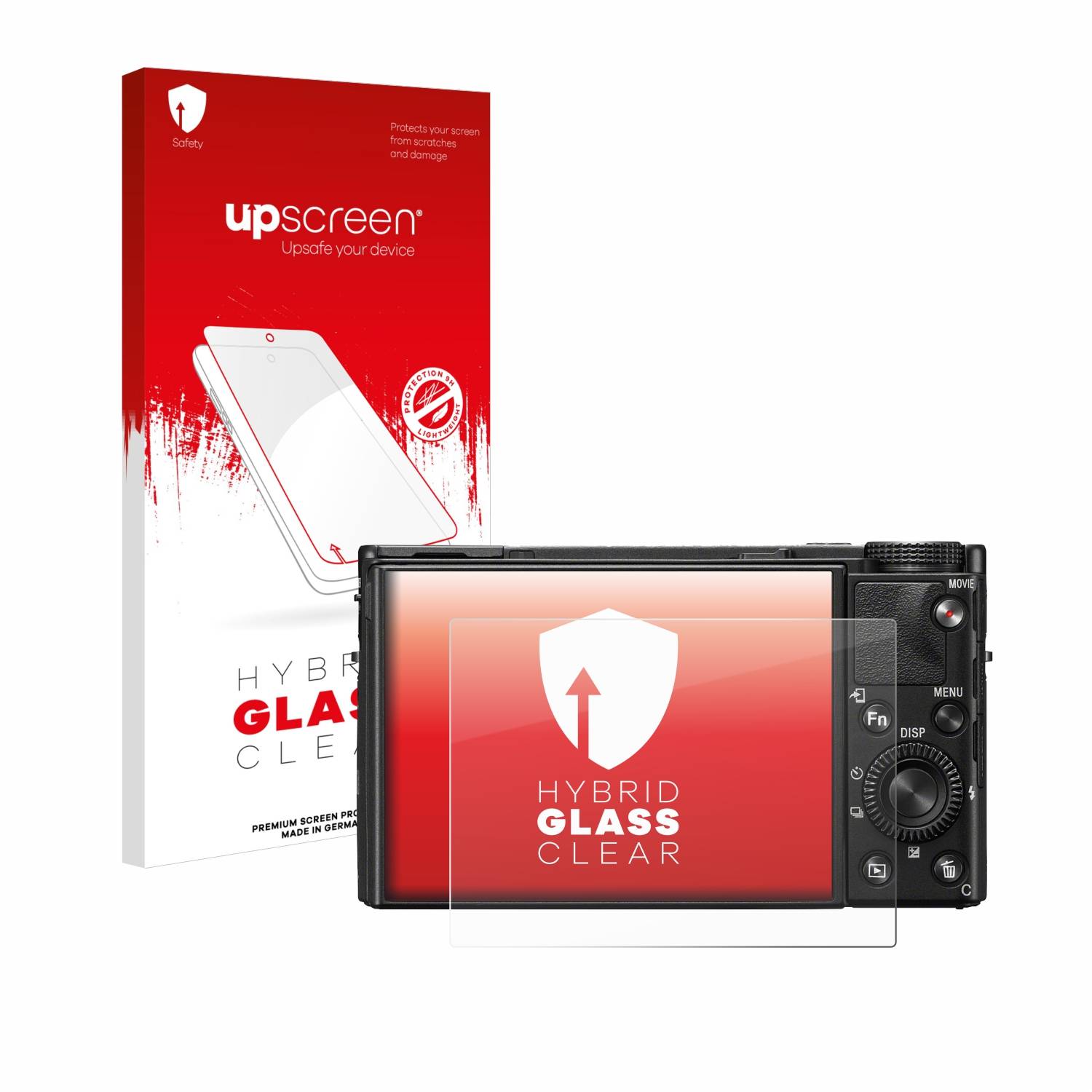 upscreen Flexible Schutz Glas Folie für Sony Cyber-Shot DSC-RX100 VII / VIIA Schutzglas 9H Hybridglas Klar