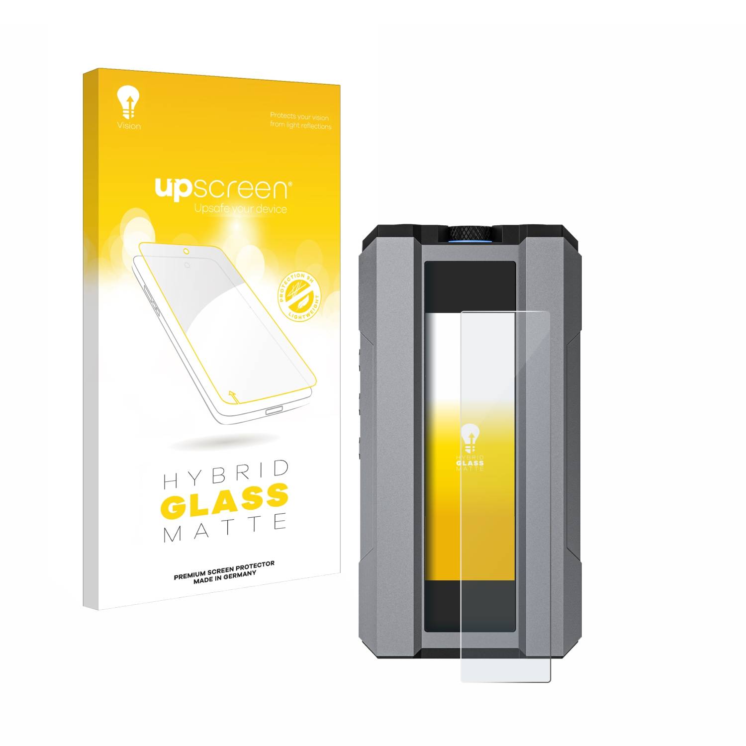 upscreen Flexible Schutz Glas Folie für FiiO Q15 Schutzglas 9H Hybridglas Matt Entspiegelt