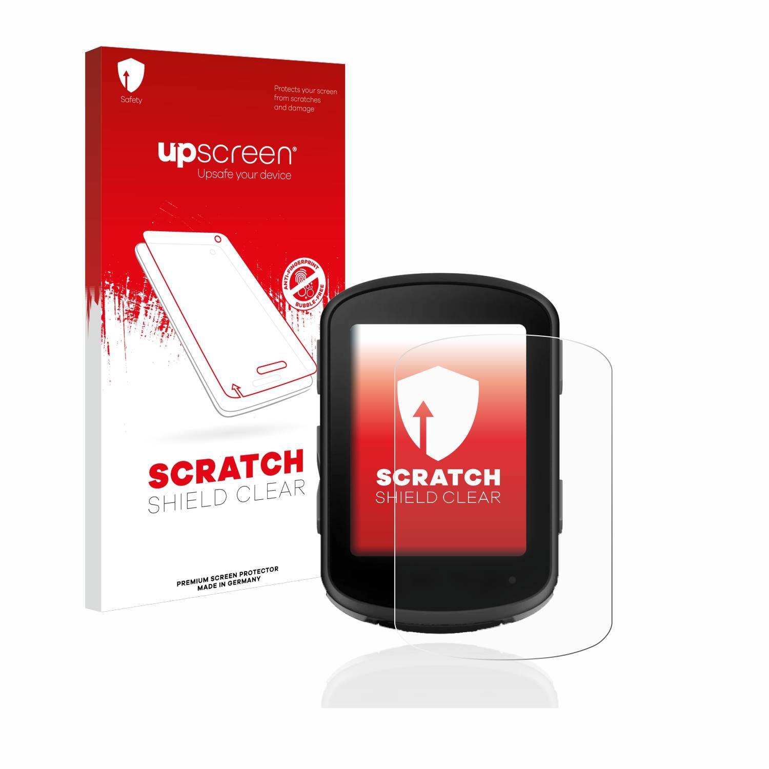 upscreen Schutzfolie für Garmin Edge 540 Kratzschutz Anti-Fingerprint Klar