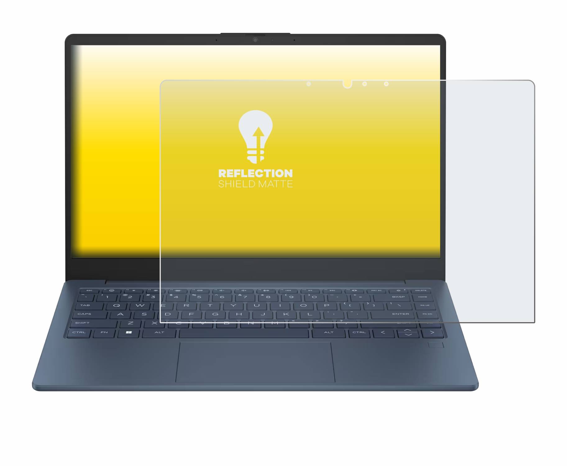 upscreen Schutzfolie für HP Laptop 14-ee Folie Matt Entspiegelt Anti-Reflex