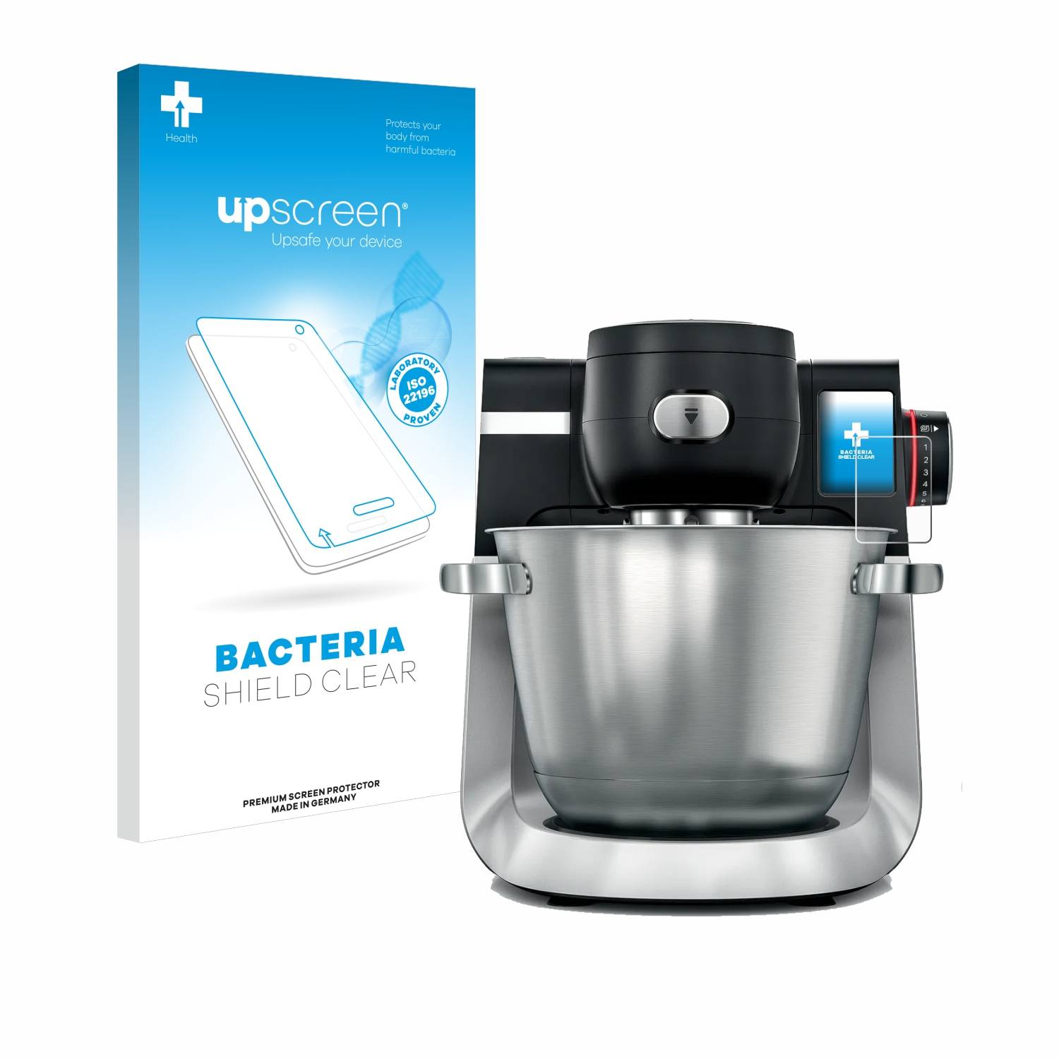 upscreen Bacteria Shield Schutzfolie für Bosch MUM Serie 6 - Antibakteriell