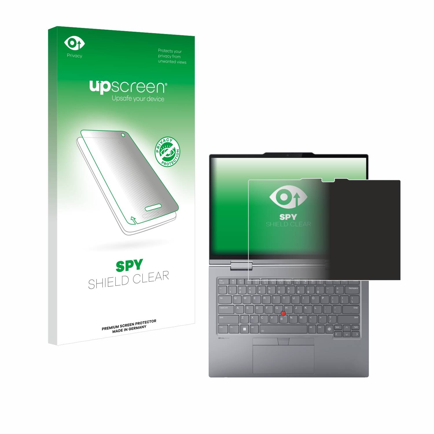 upscreen Spy Shield Sichtschutz-Folie für Lenovo ThinkPad X1 2-in-1 Gen 9 14