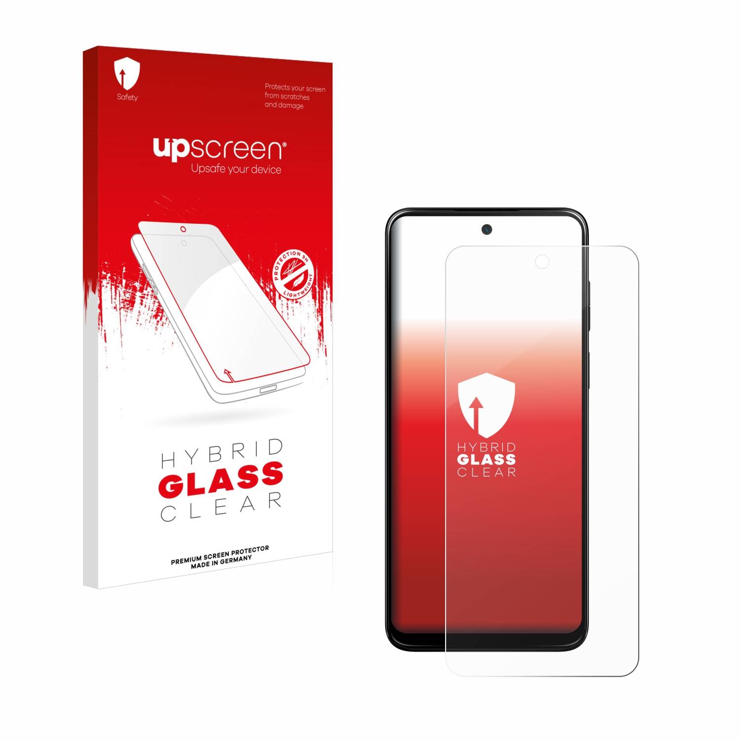 upscreen Hybrid Glas Schutz-Folie für Motorola Moto G53