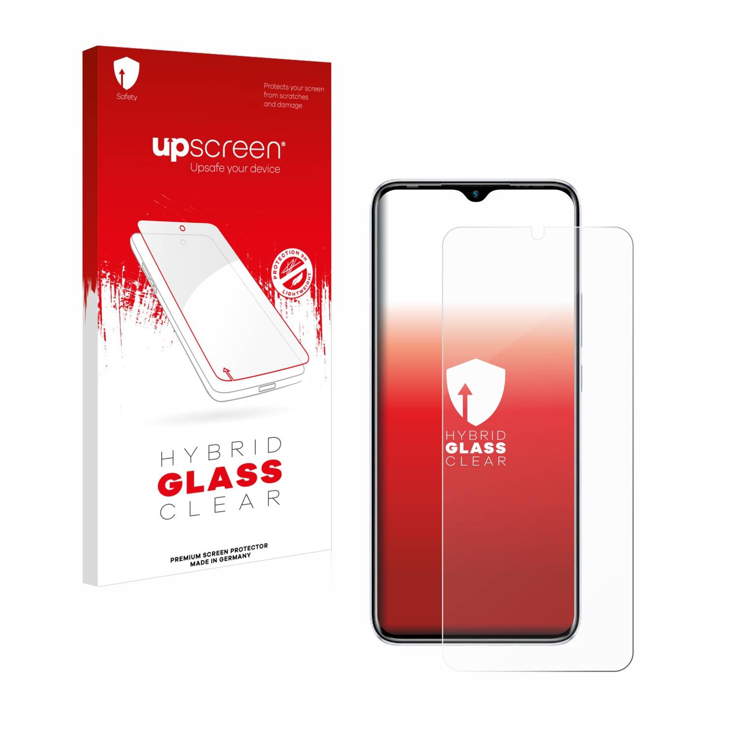 upscreen Hybrid Glas Schutz-Folie für Infinix Hot 10T