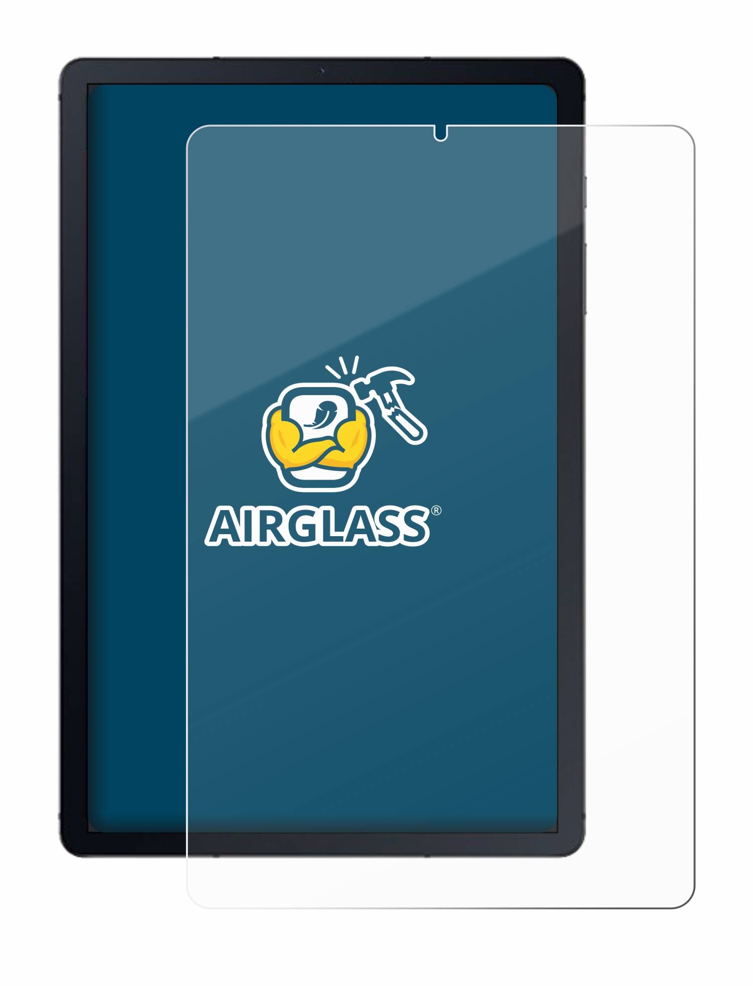 BROTECT AirGlass Glas Schutz-Folie für Samsung Galaxy Tab S6 Lite LTE 2024 - Schutzglas