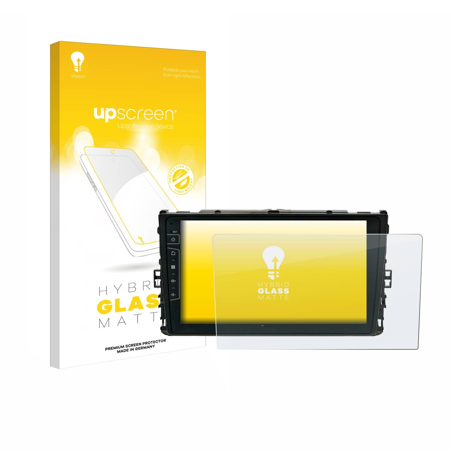 upscreen Flexible Schutz Glas Folie für Dynavin D9-T6 Schutzglas 9H Hybridglas Matt Entspiegelt