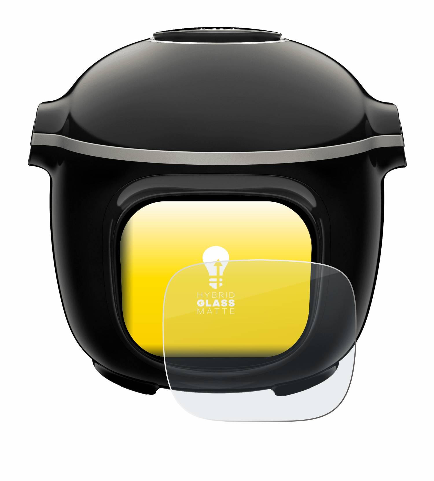 upscreen Flexible Schutz Glas Folie für Krups Cook4me Touch Wifi Schutzglas 9H Hybridglas Matt Entspiegelt