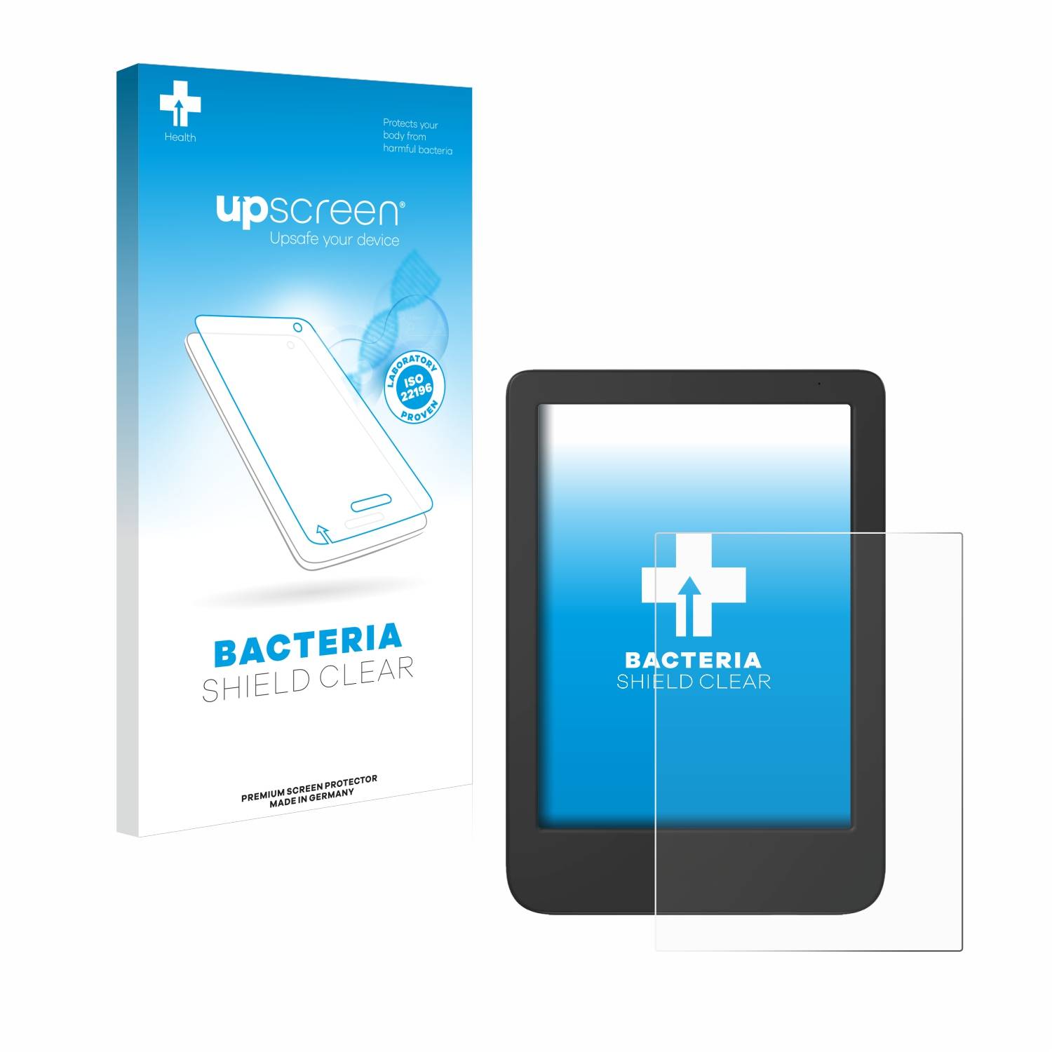 upscreen Bacteria Shield Schutzfolie für Tolino Shine 5 2024 - Antibakteriell