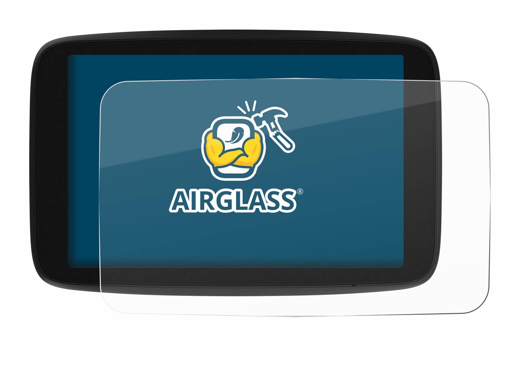 BROTECT AirGlass Glas Panzer-Folie für TomTom Go Navigator 6 PKW-Navigationsgerät - Schutzglas