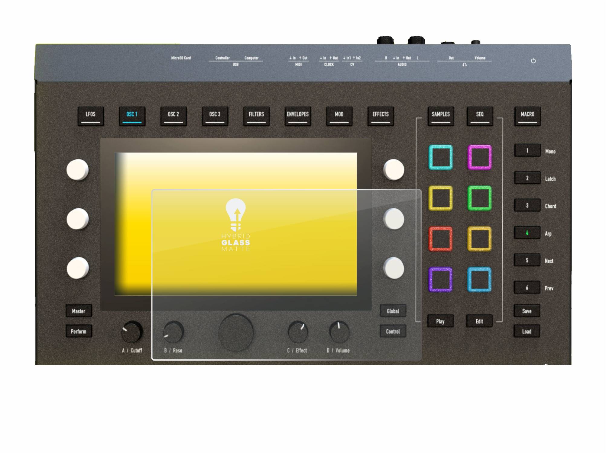 upscreen Hybrid Glas Matt Panzer-Folie für Waldorf Iridium Core