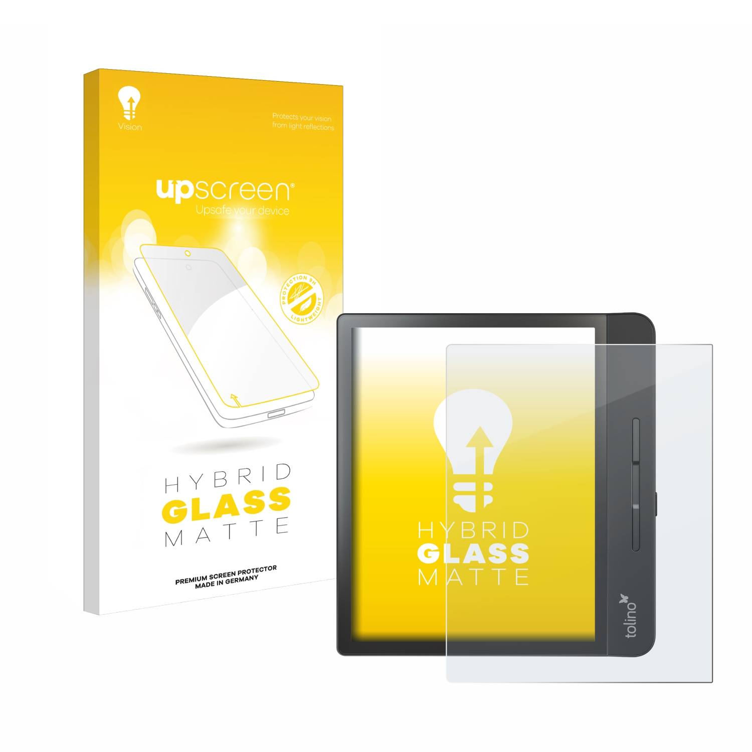 upscreen Hybrid Glas Matt Schutz-Folie für Tolino Epos 2