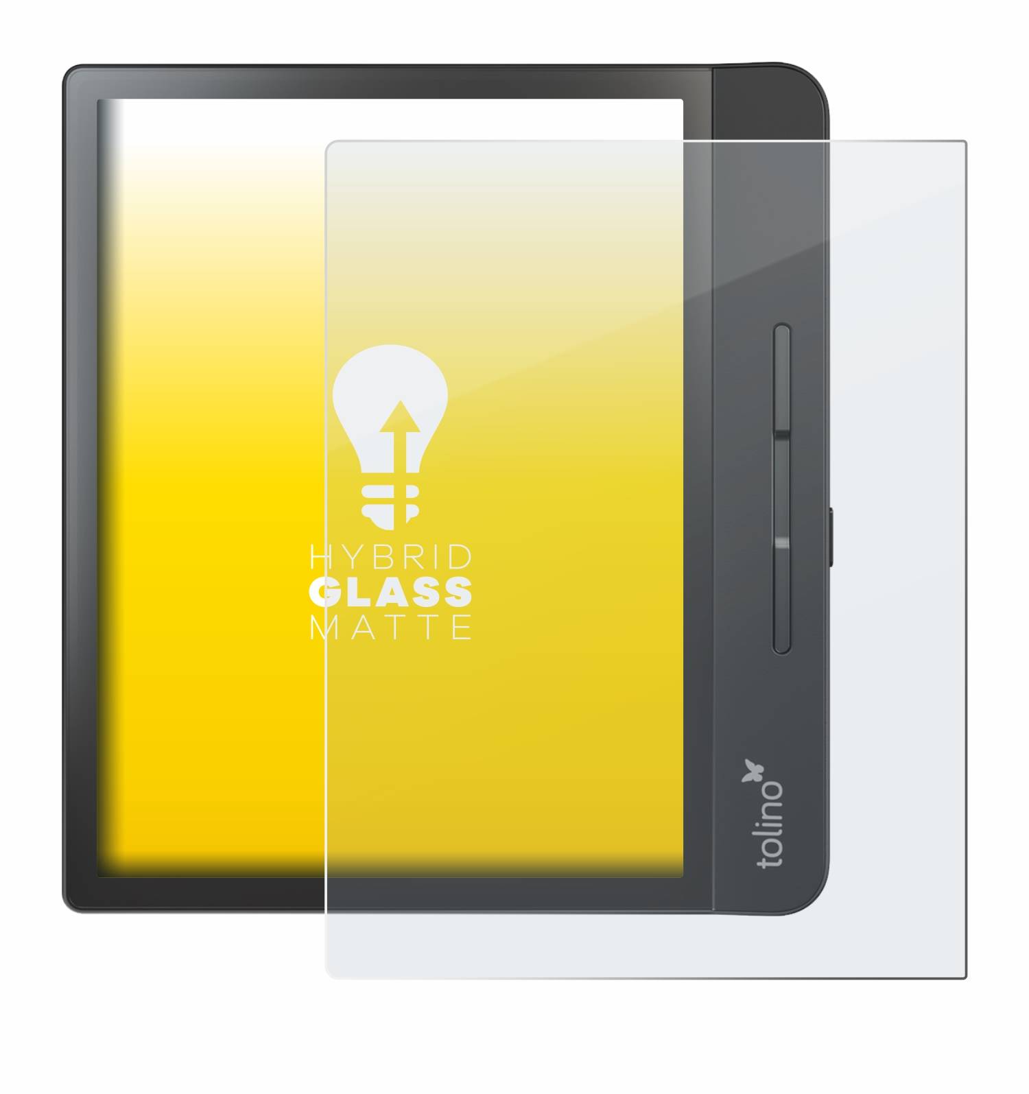 upscreen Hybrid Glas Matt Schutz-Folie für Tolino Epos 2