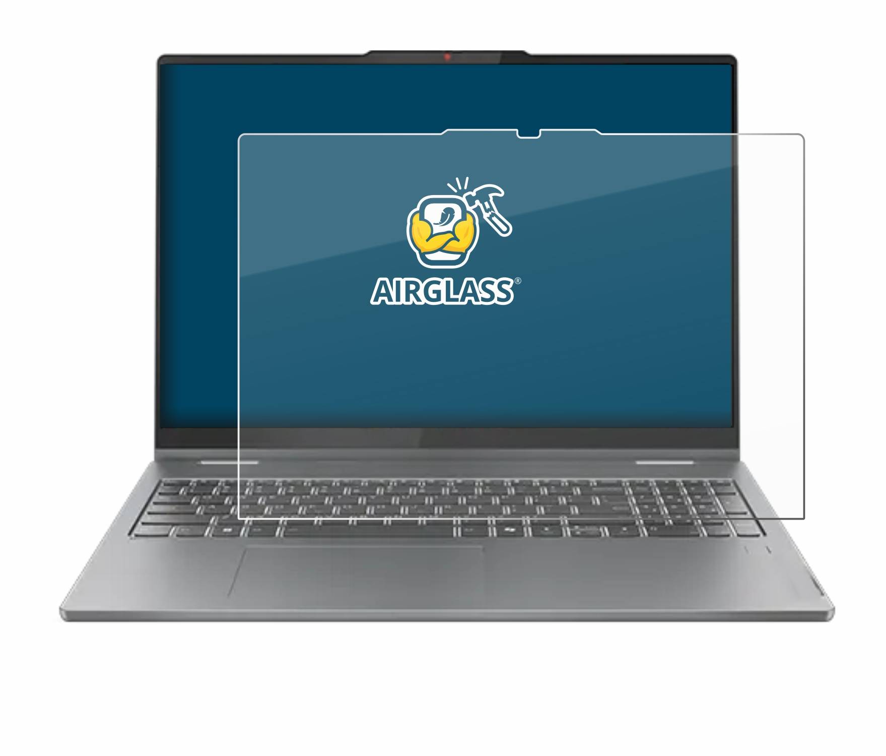 BROTECT AirGlass Glas Schutz-Folie für Lenovo IdeaPad 5 2-in-1 Gen 9 16 - Schutzglas
