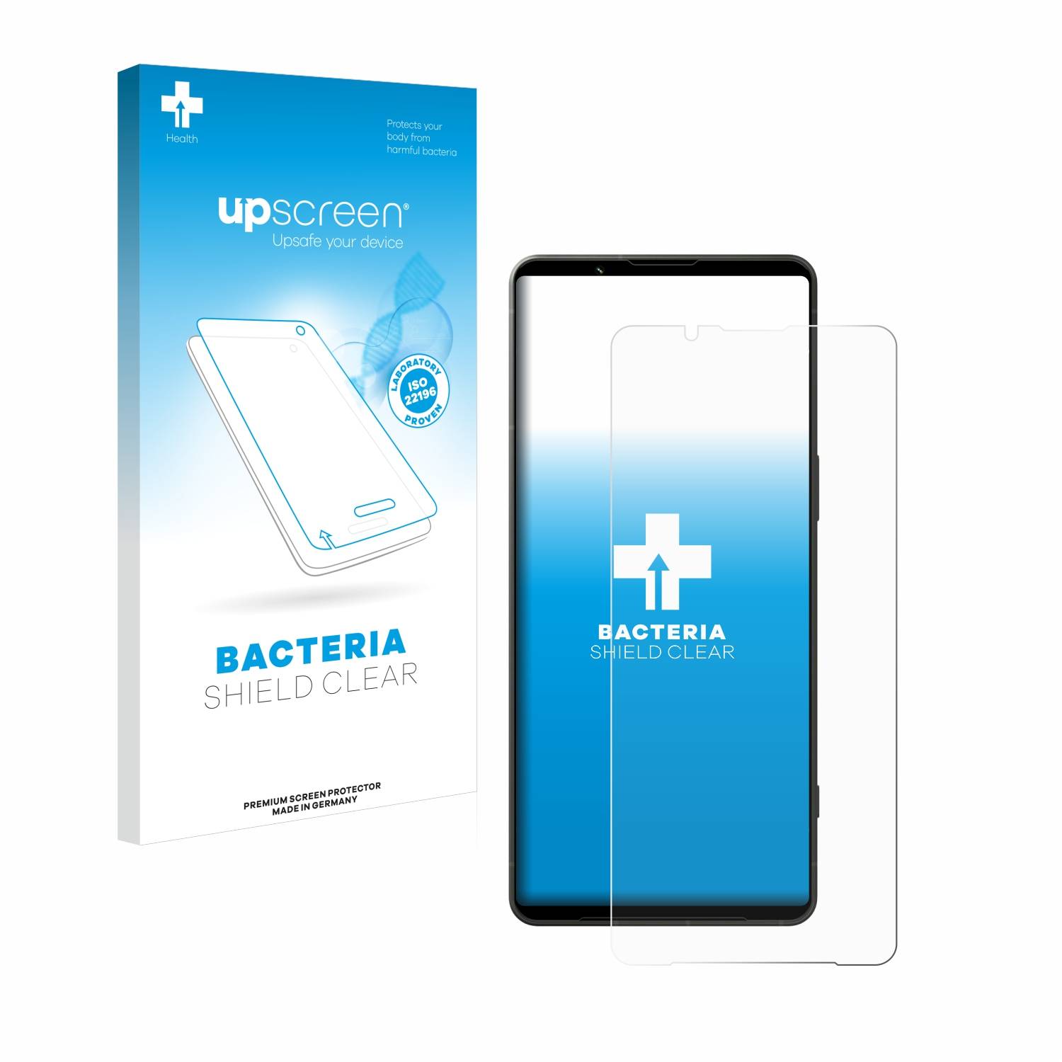 upscreen Bacteria Shield Schutzfolie für Sony Xperia 1 VI - Antibakteriell