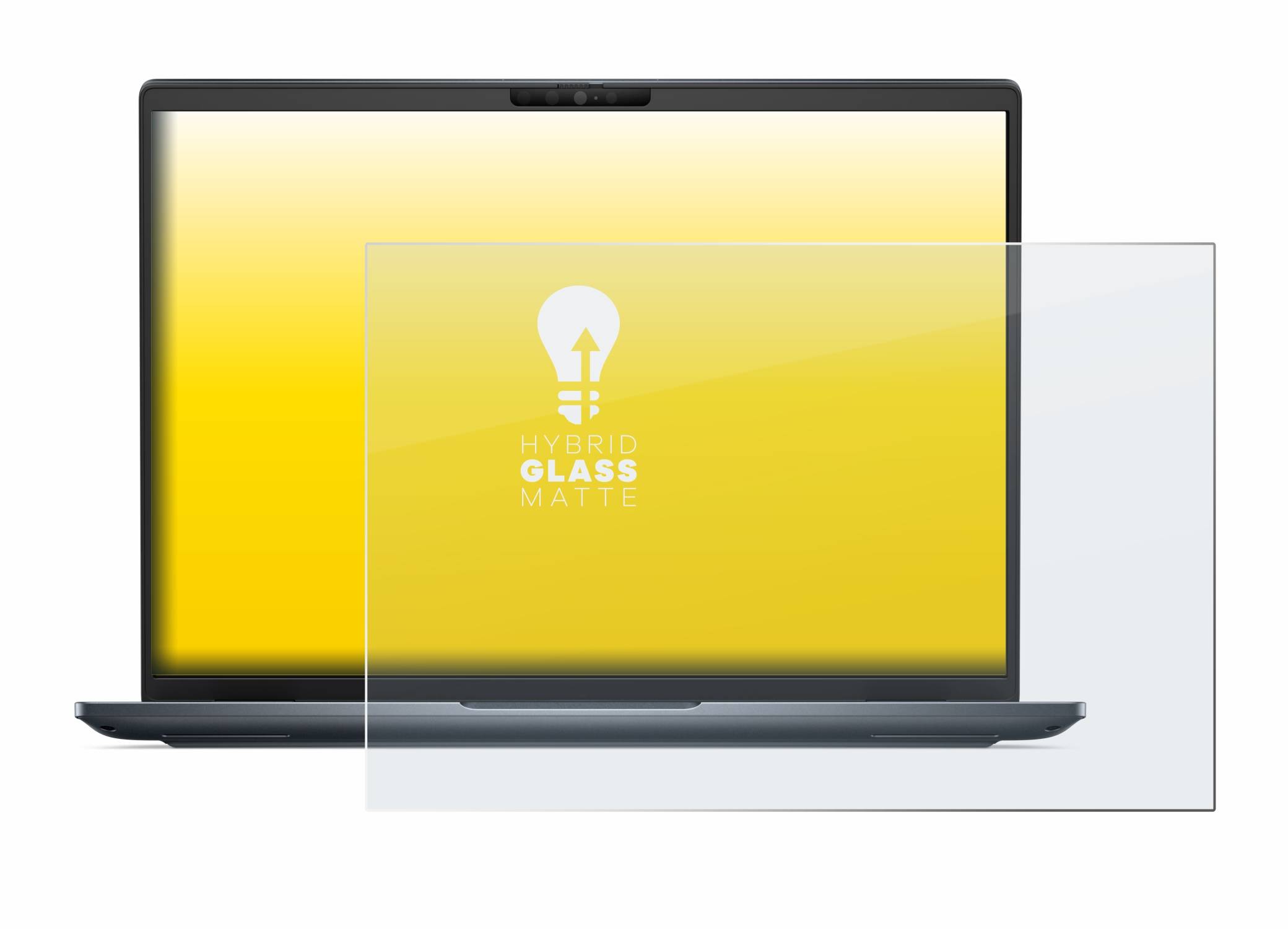 upscreen Flexible Schutz Glas Folie für Dell Latitude 7450 Laptop Schutzglas 9H Hybridglas Matt Entspiegelt