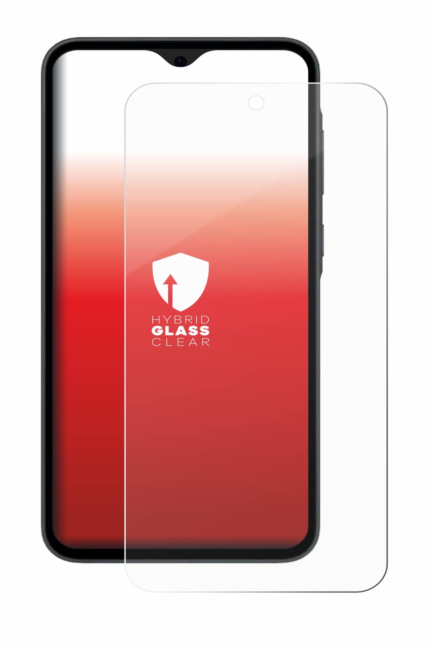 upscreen Hybrid Glas Schutz-Folie für Samsung Galaxy A35 5G
