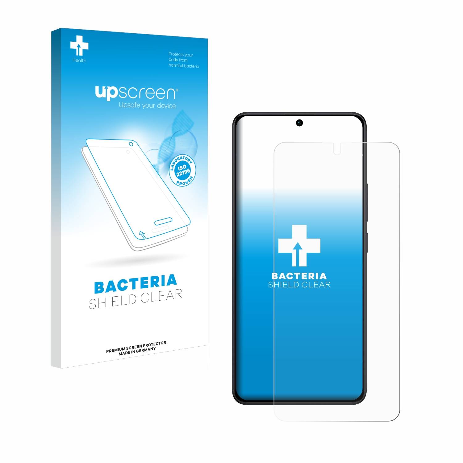 upscreen Bacteria Shield Schutzfolie für Xiaomi Redmi Note 13 Pro 4G - Antibakteriell