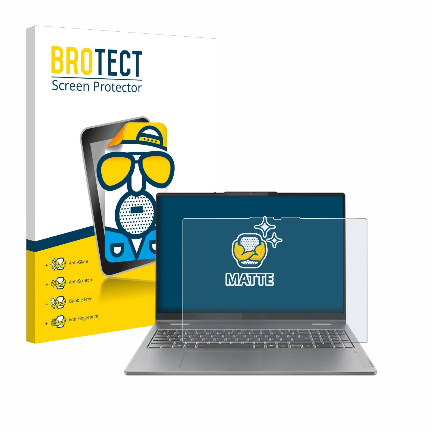BROTECT Entspiegelungs-Folie für Lenovo IdeaPad 5 2-in-1 Gen 9 16
