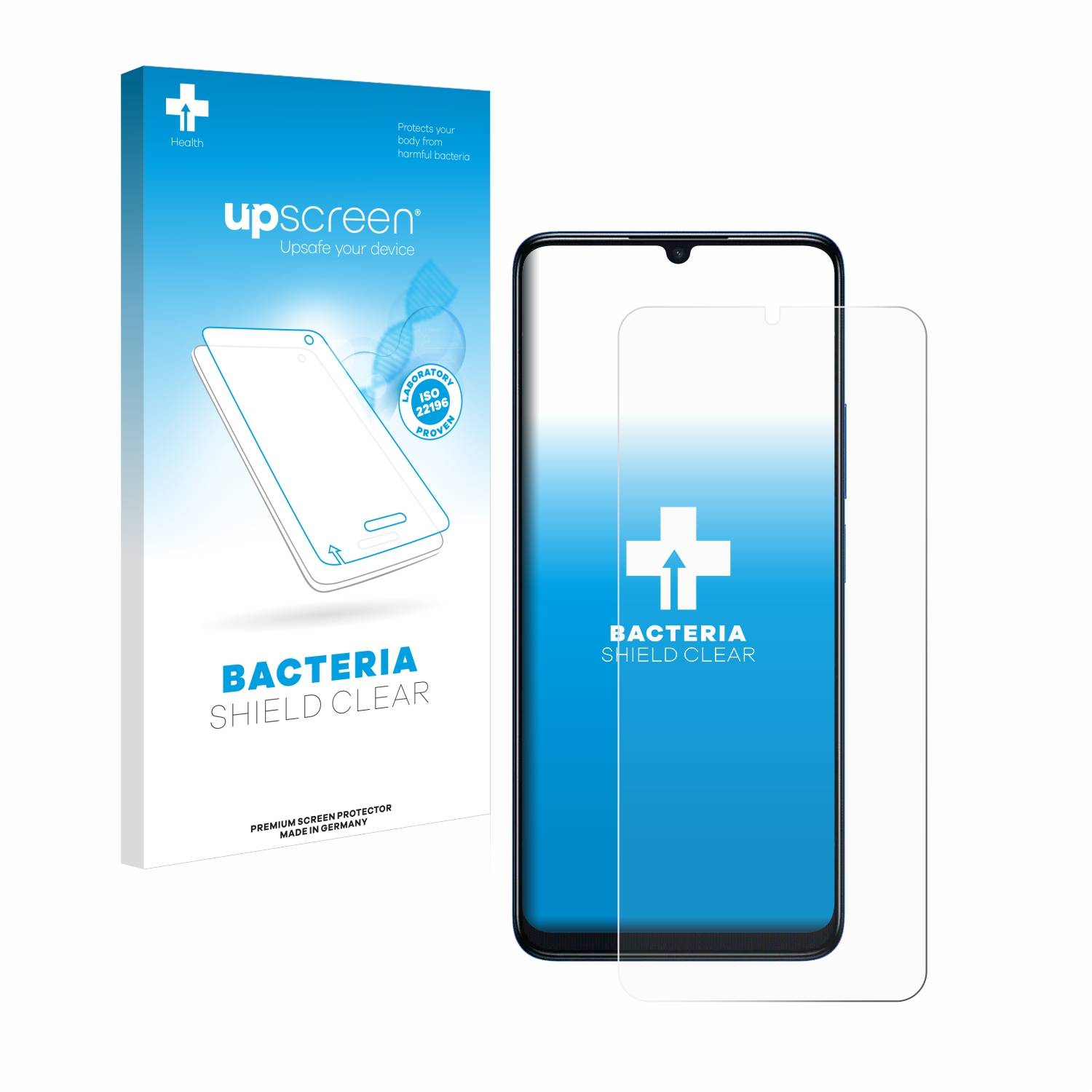 upscreen Bacteria Shield Schutzfolie für TCL 505 - Antibakteriell