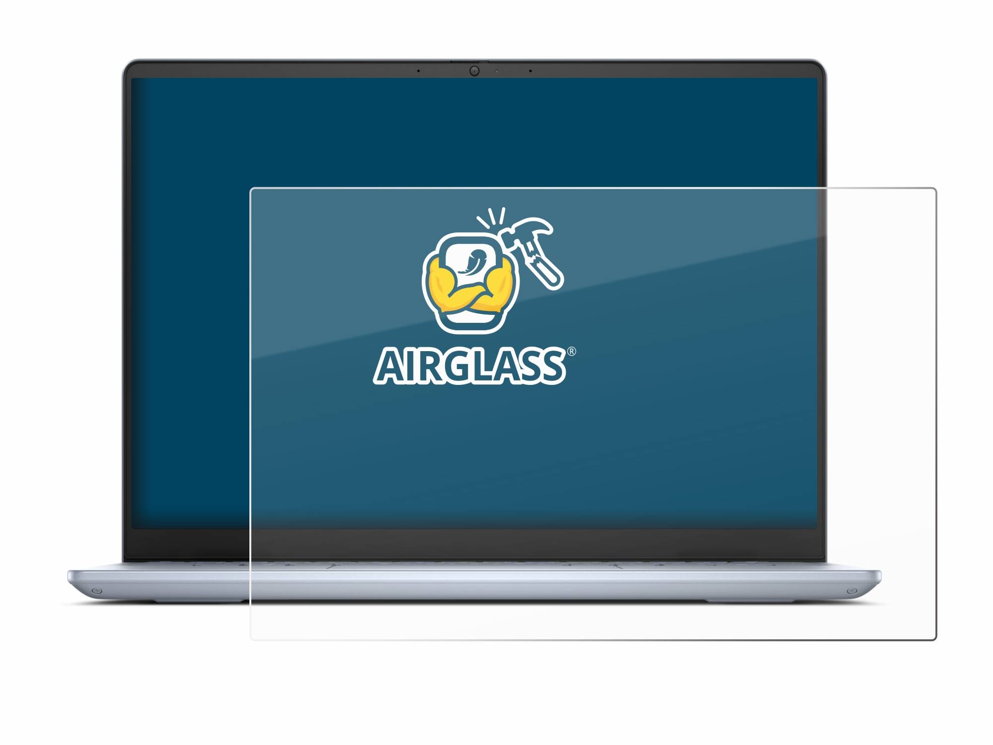 BROTECT AirGlass Flexible Schutz Glas Folie für Dell Inspiron 14 Plus 7440 Laptop Klar Transparent