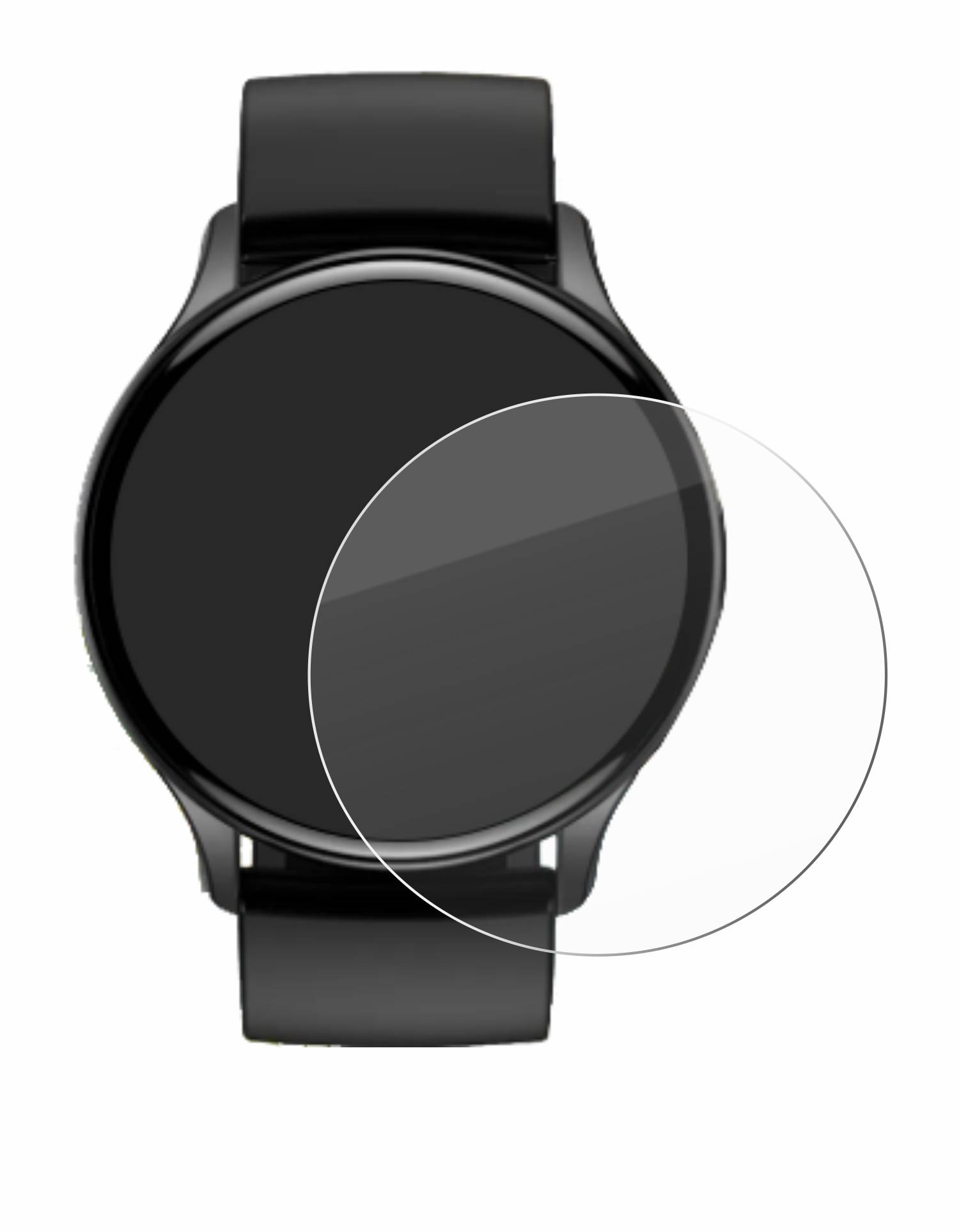 BROTECT AirGlass Glas Schutz-Folie für Sross Smartwatch 1.43 - Schutzglas
