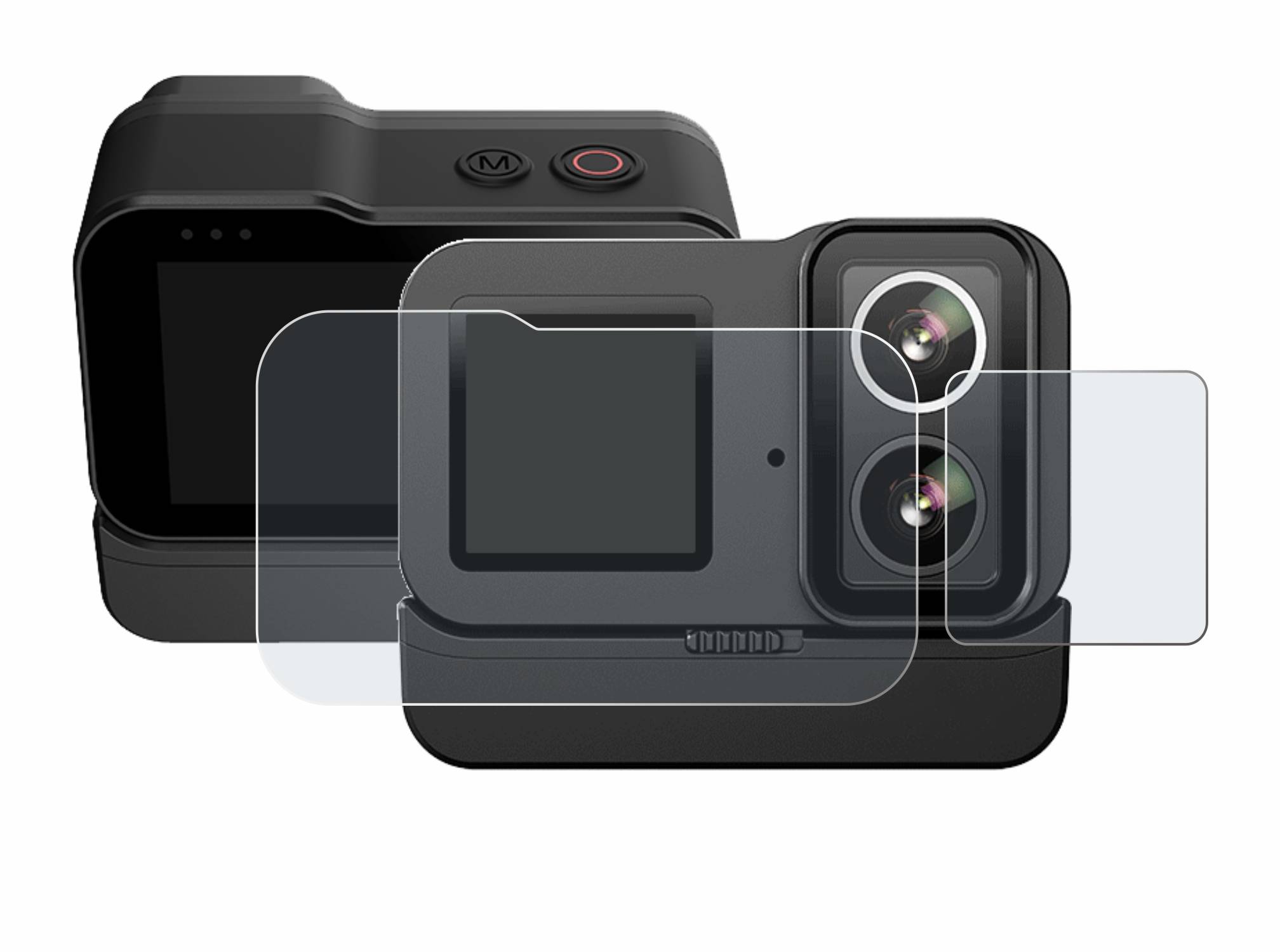 upscreen Reflection Shield Matt Schutzfolie für SJCAM SJ20 Dual Lens