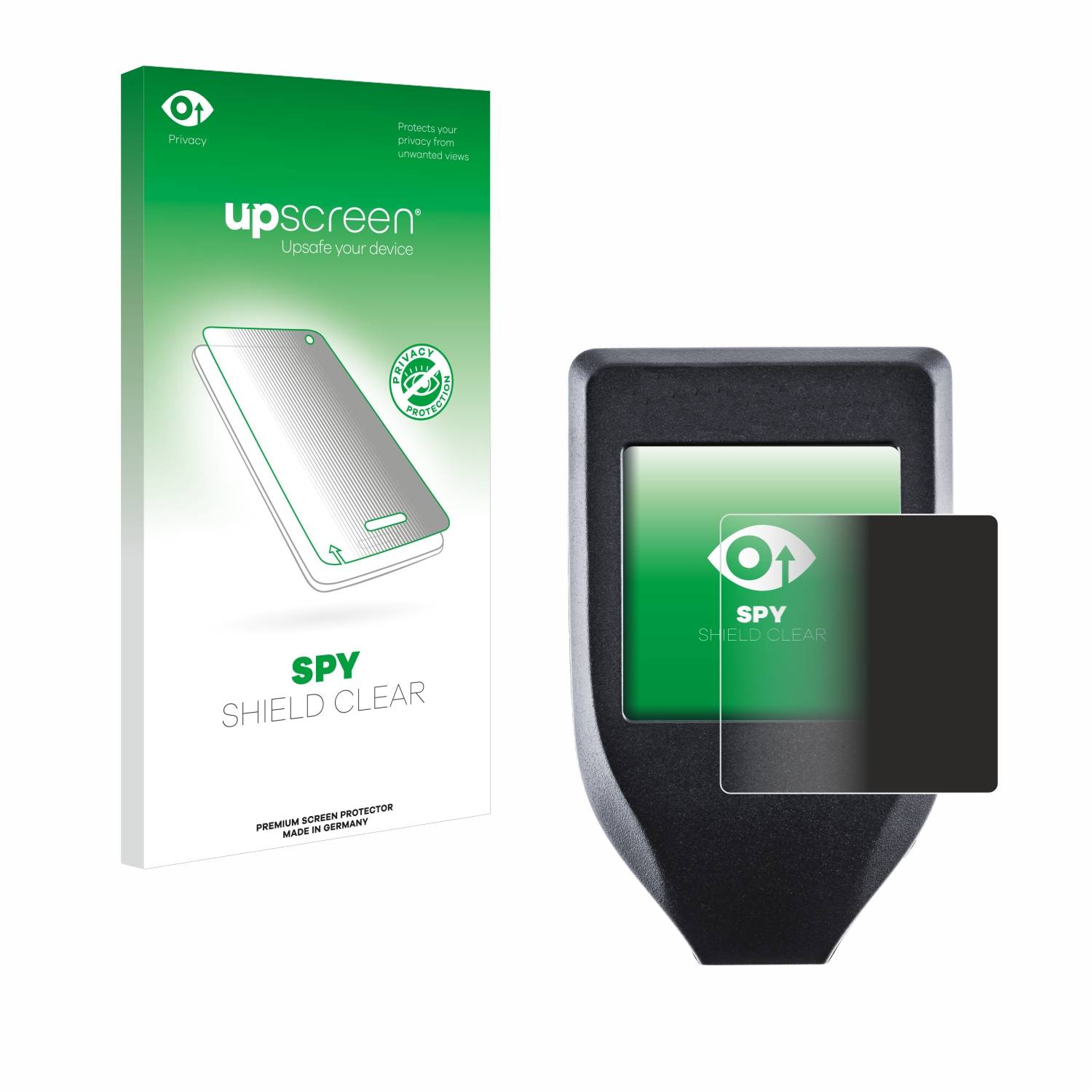 upscreen Blickschutzfolie für Trezor Model T Anti-Spy Privacy Blaulichtschutz Sichtschutzfolie