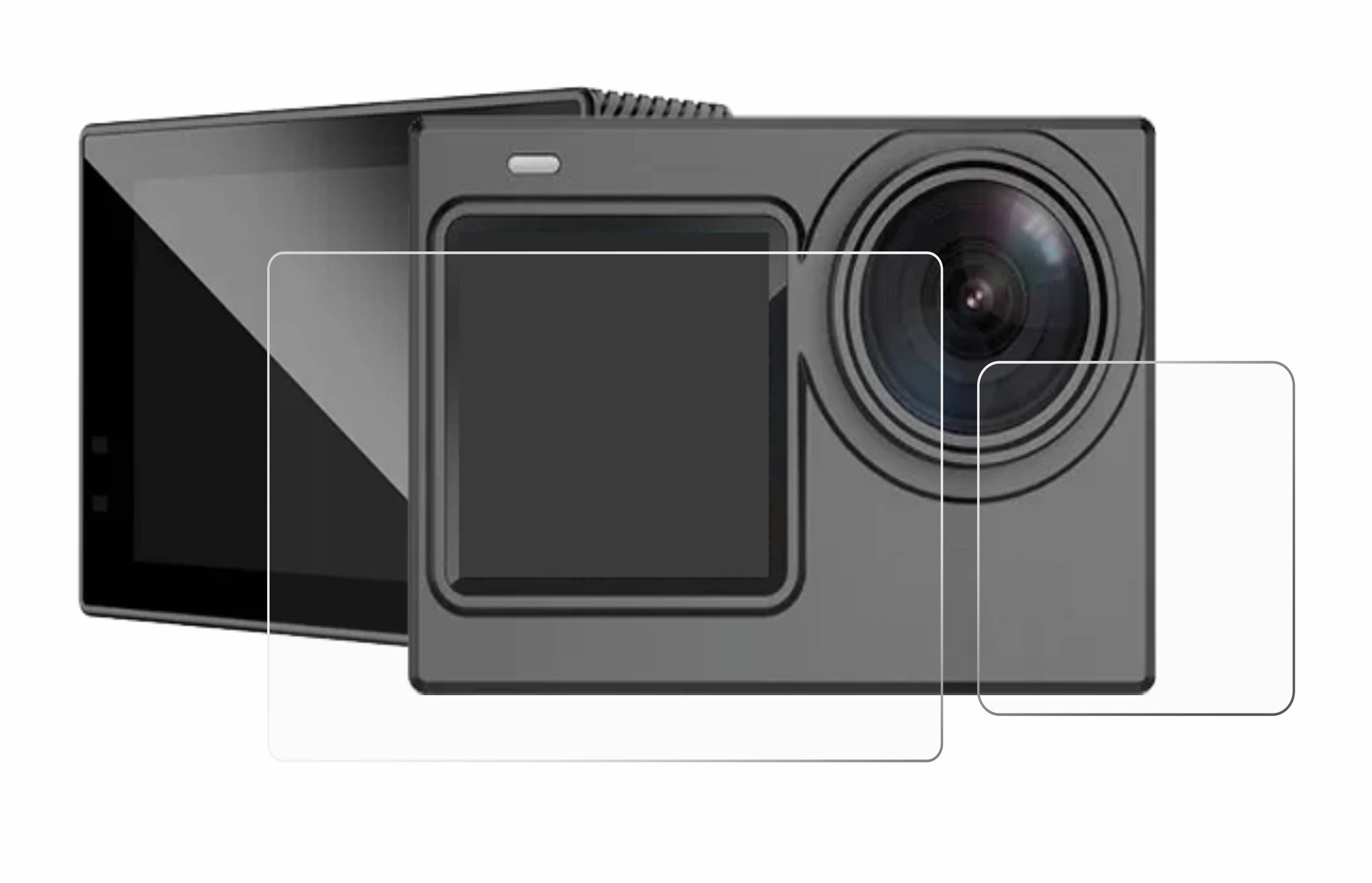 upscreen Scratch Shield Schutzfolie für SJCAM SJ6 Pro Dual Screen
