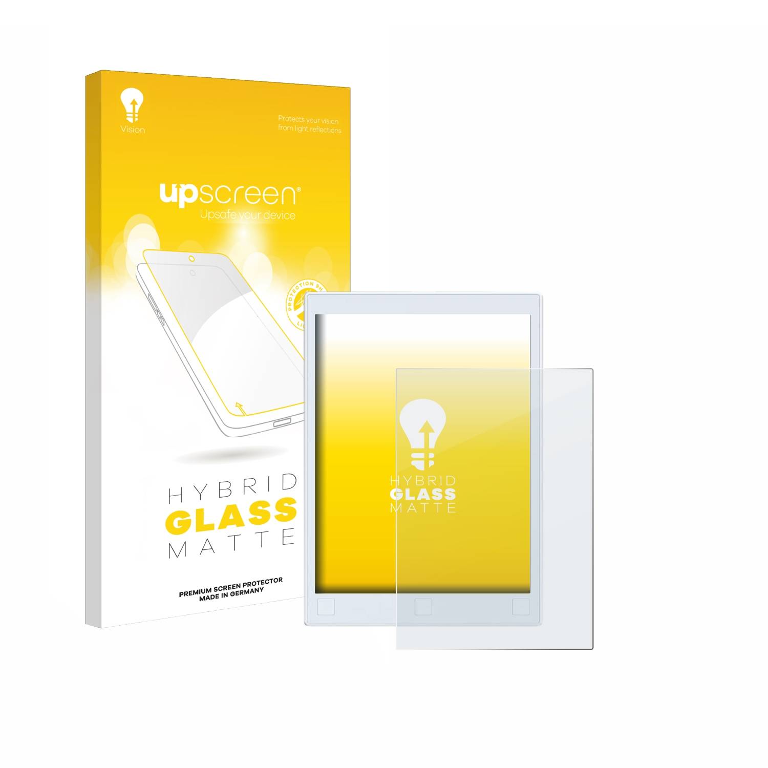 upscreen Flexible Schutz Glas Folie für reMarkable 2 Schutzglas 9H Hybridglas Matt Entspiegelt