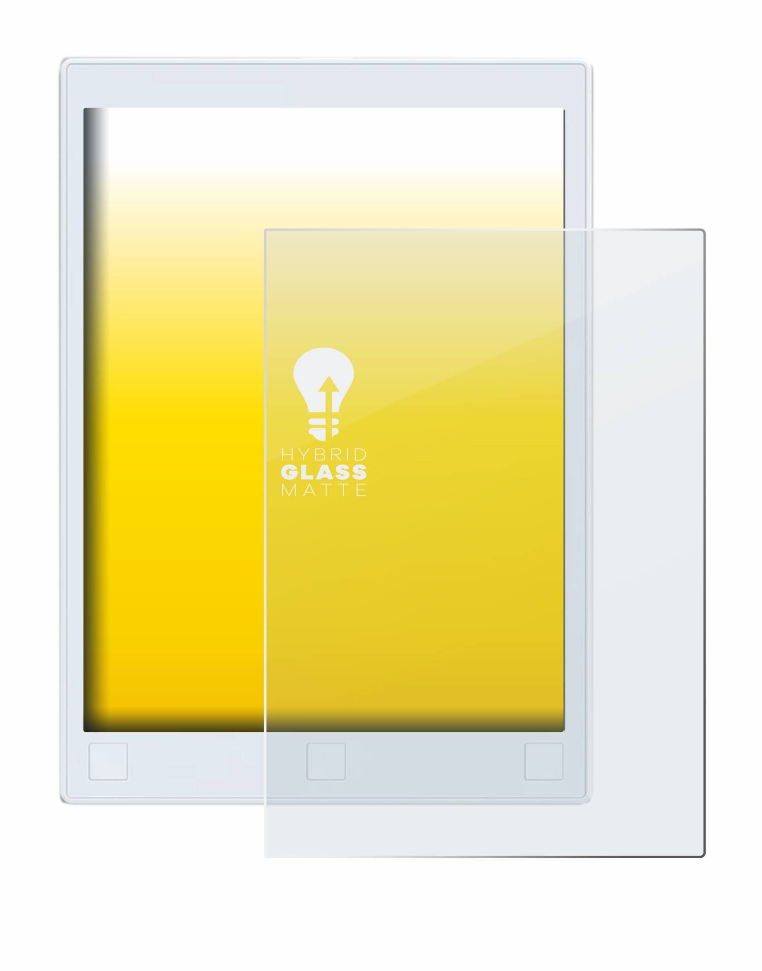 upscreen Flexible Schutz Glas Folie für reMarkable 2 Schutzglas 9H Hybridglas Matt Entspiegelt