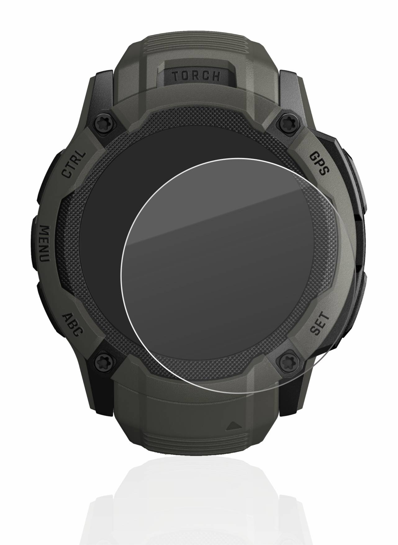 BROTECT AirGlass Glas Schutz-Folie für Garmin Instinct 2X Solar - Schutzglas