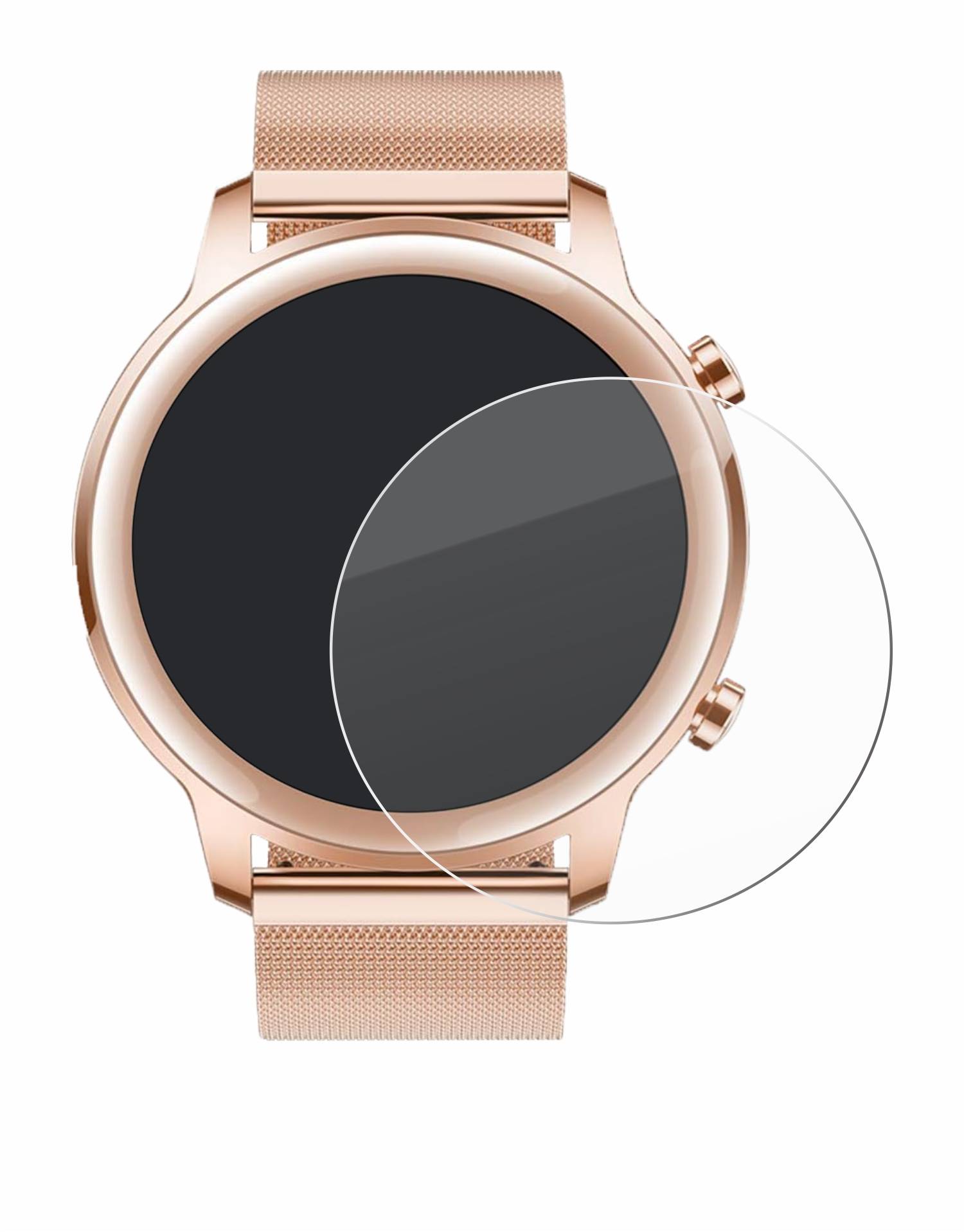upscreen Hybrid Glas Panzer-Folie für Honor MagicWatch 2 (42 mm)