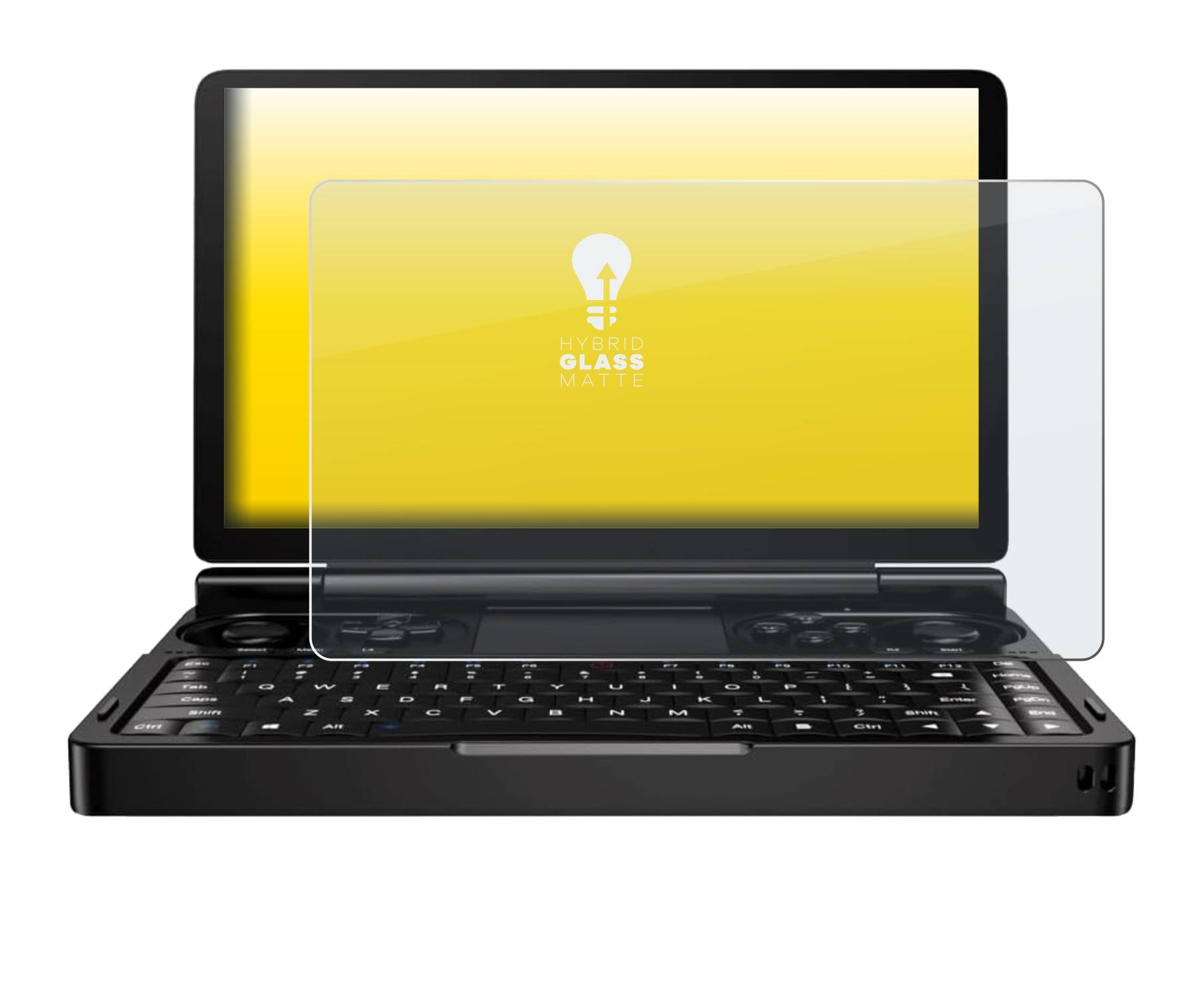 upscreen Hybrid Glas Matt Schutz-Folie für GPD Win Mini (2024)