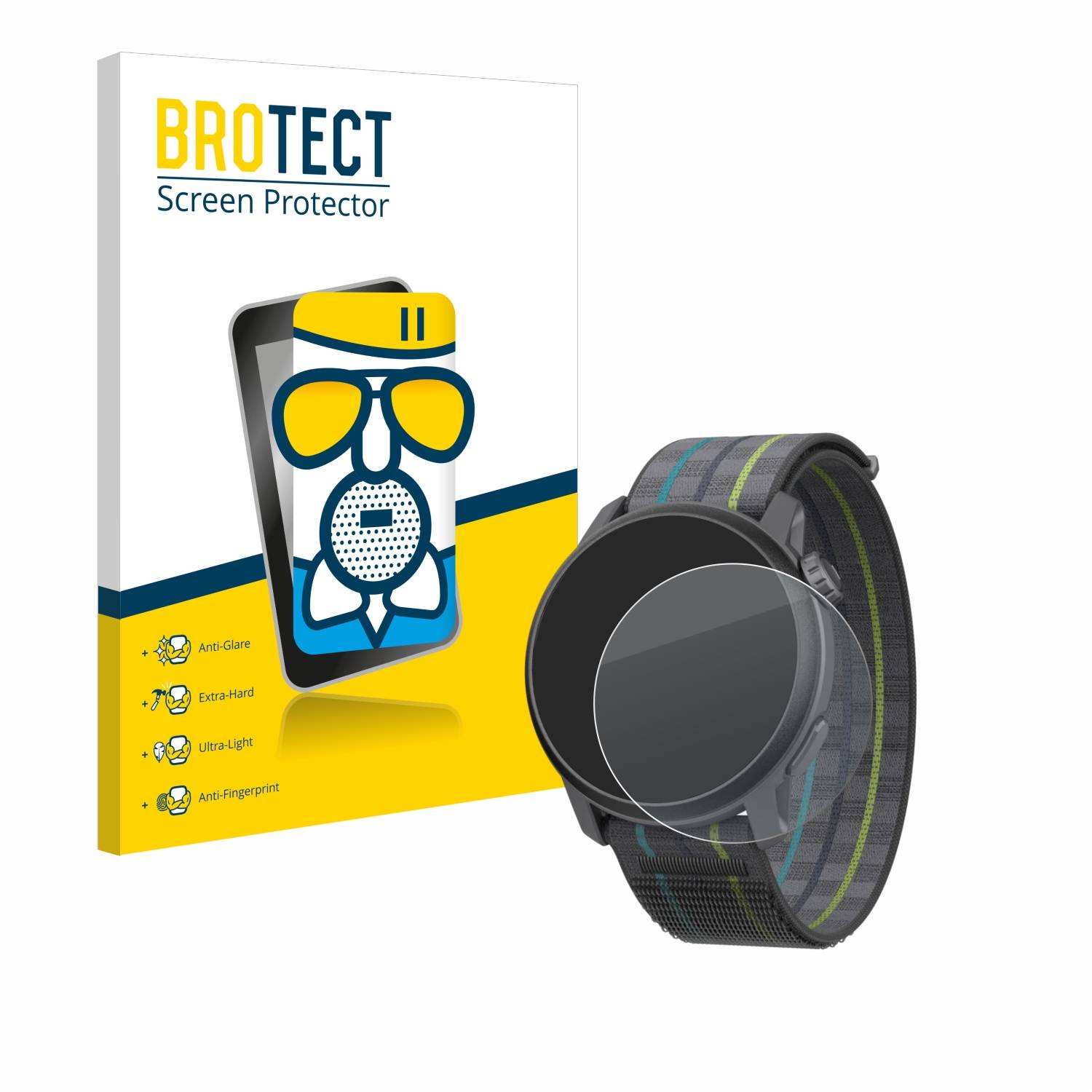 BROTECT AirGlass Flexible Schutz Glas Folie für Coros Pace 3 Matt Entspiegelt