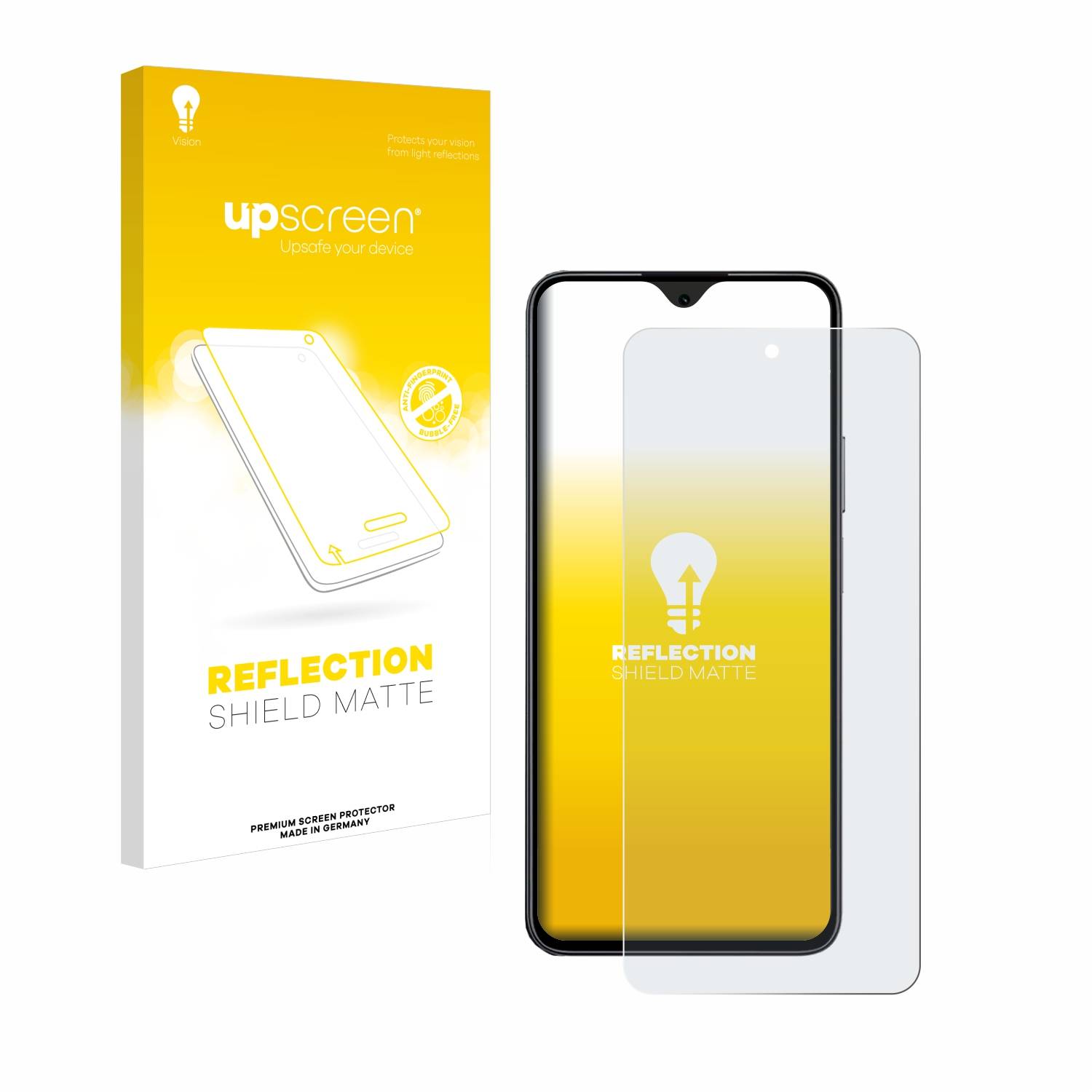 upscreen Reflection Shield Matt Schutzfolie für Honor 90 Smart