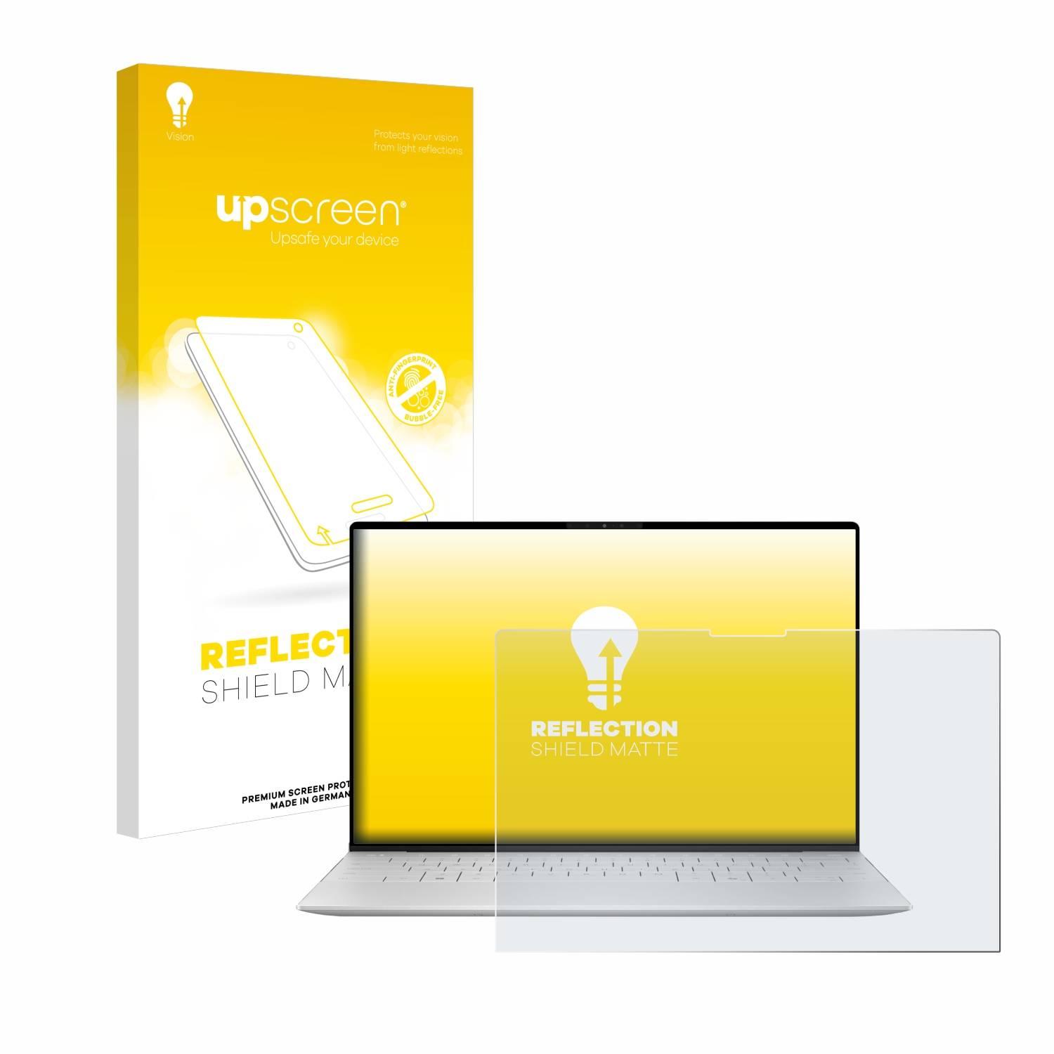 upscreen Schutzfolie für Dell XPS 13 9340 Touch Folie Matt Entspiegelt Anti-Reflex