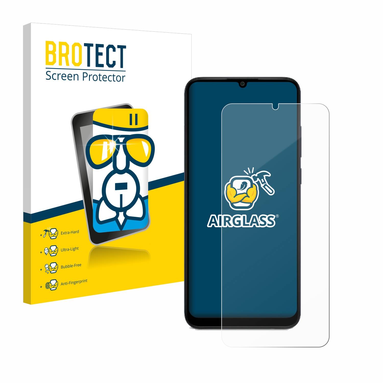 BROTECT AirGlass Glas Schutz-Folie für Samsung Galaxy A04 - Schutzglas