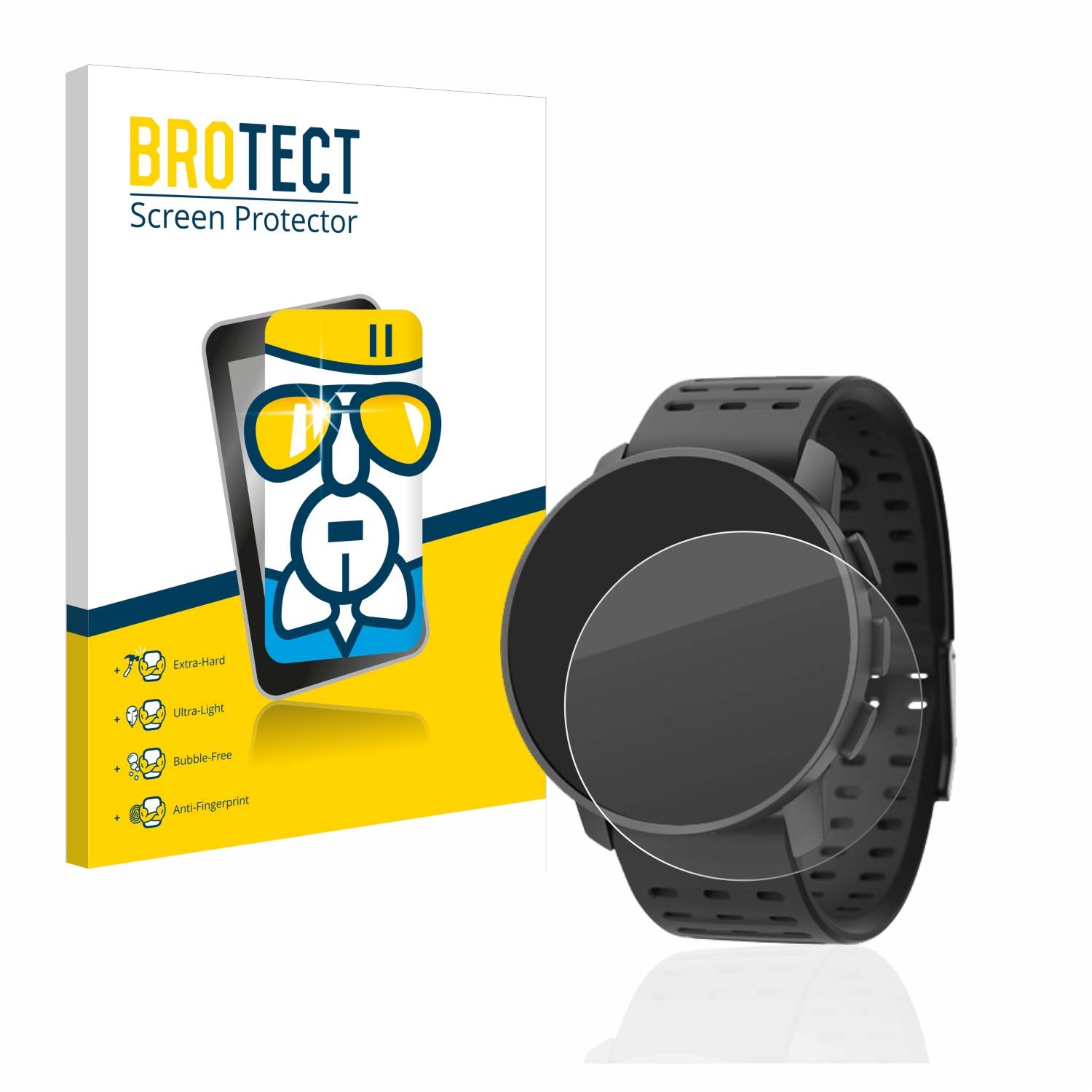 BROTECT AirGlass Glas Panzer-Folie für Suunto 9 Peak Pro - Schutzglas