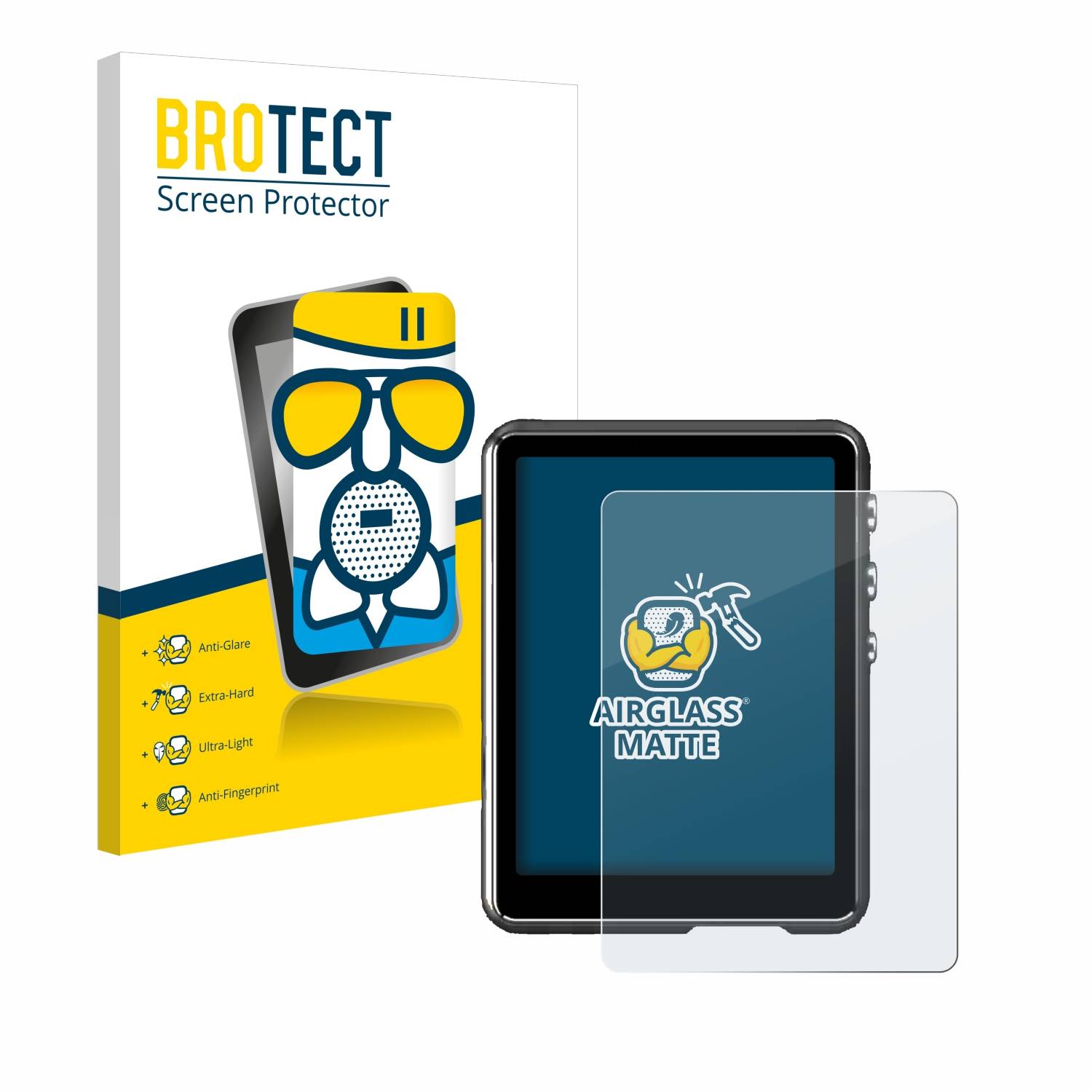 BROTECT AirGlass Matt Glas Schutz Folie für Mechen M3