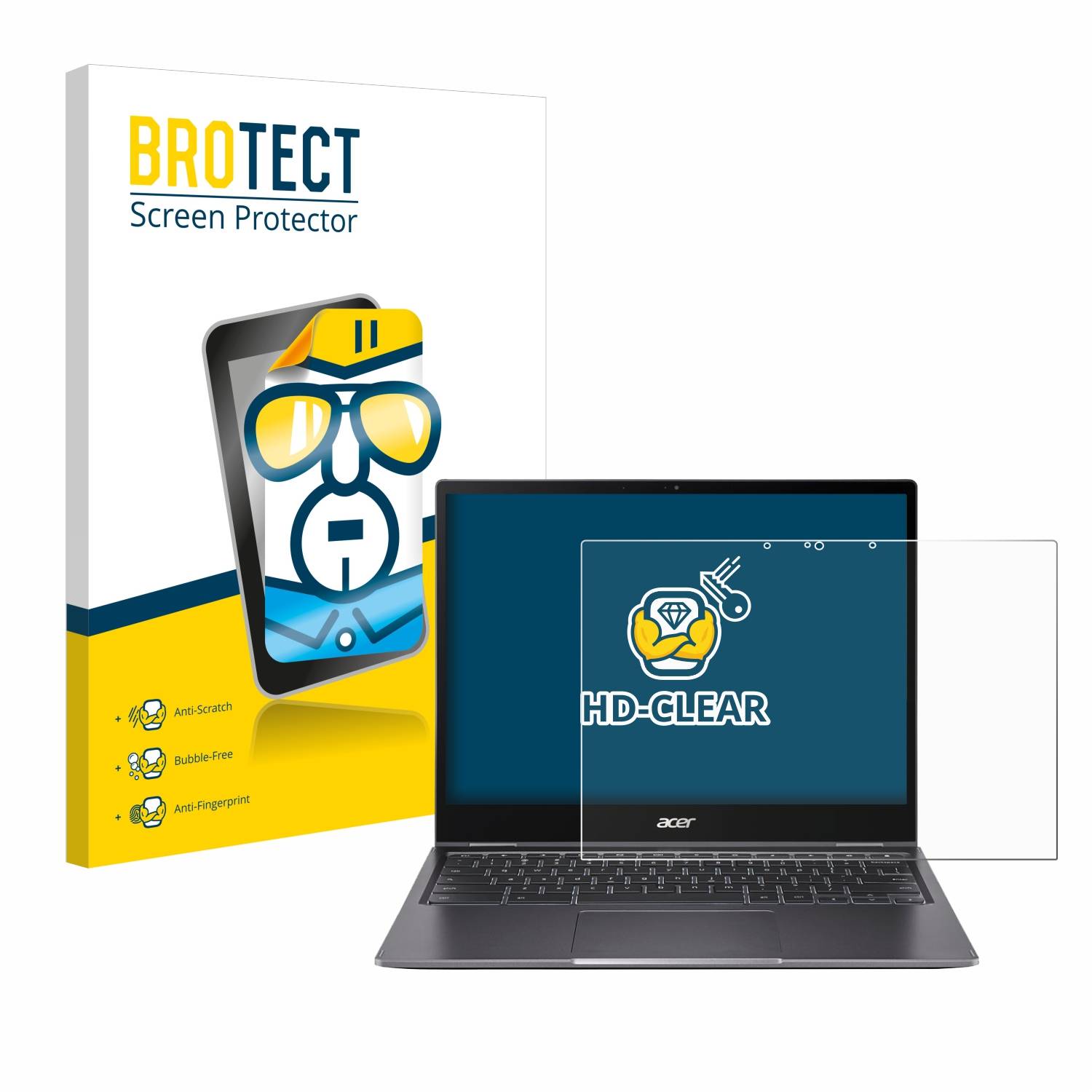 BROTECT Displayschutz-Folie für Acer Chromebook Spin 713