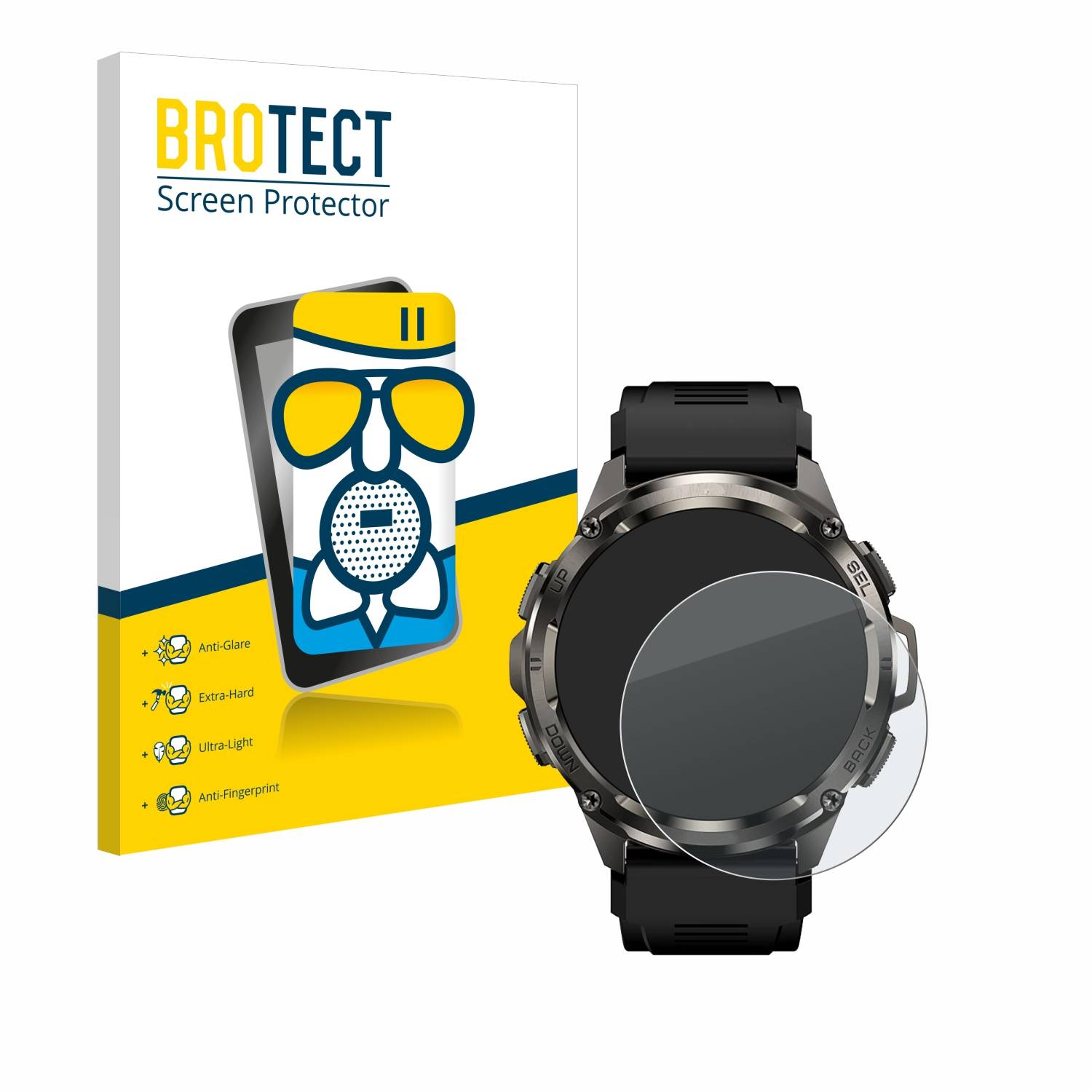 BROTECT AirGlass Matt Glas Panzer Folie für Kospet Tank T3 Ultra