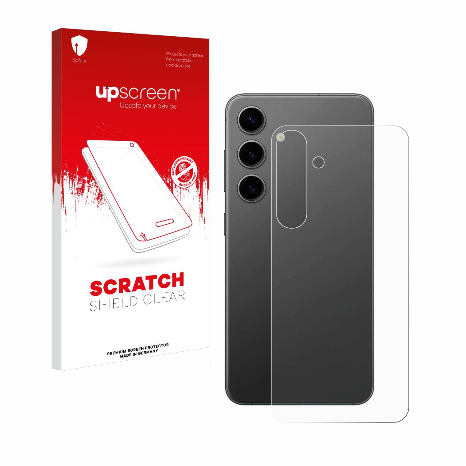 upscreen Scratch Shield Schutzfolie für Samsung Galaxy S24 Plus (Rückseite)