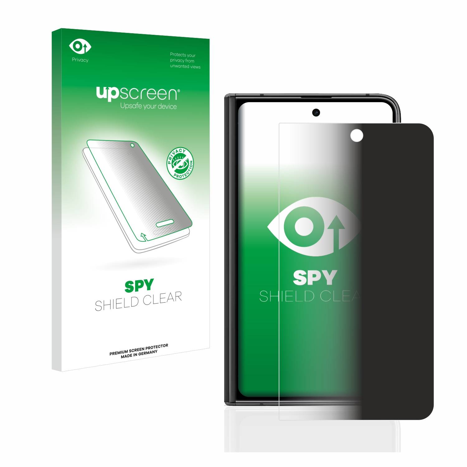 upscreen Spy Shield Sichtschutz-Folie für Google Pixel Fold (Äußeres Display)