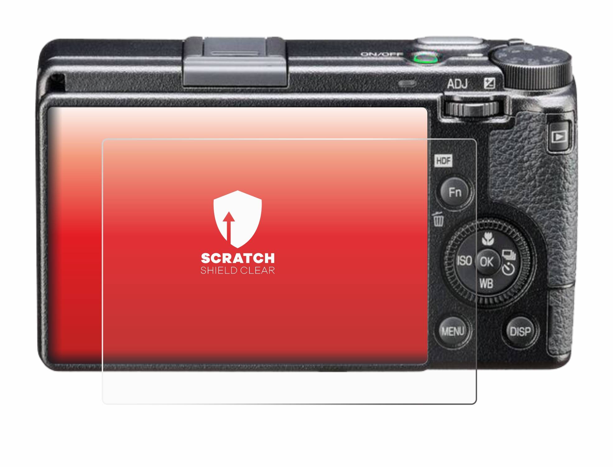 upscreen Schutzfolie für Ricoh GR IIIx HDF Kratzschutz Anti-Fingerprint Klar